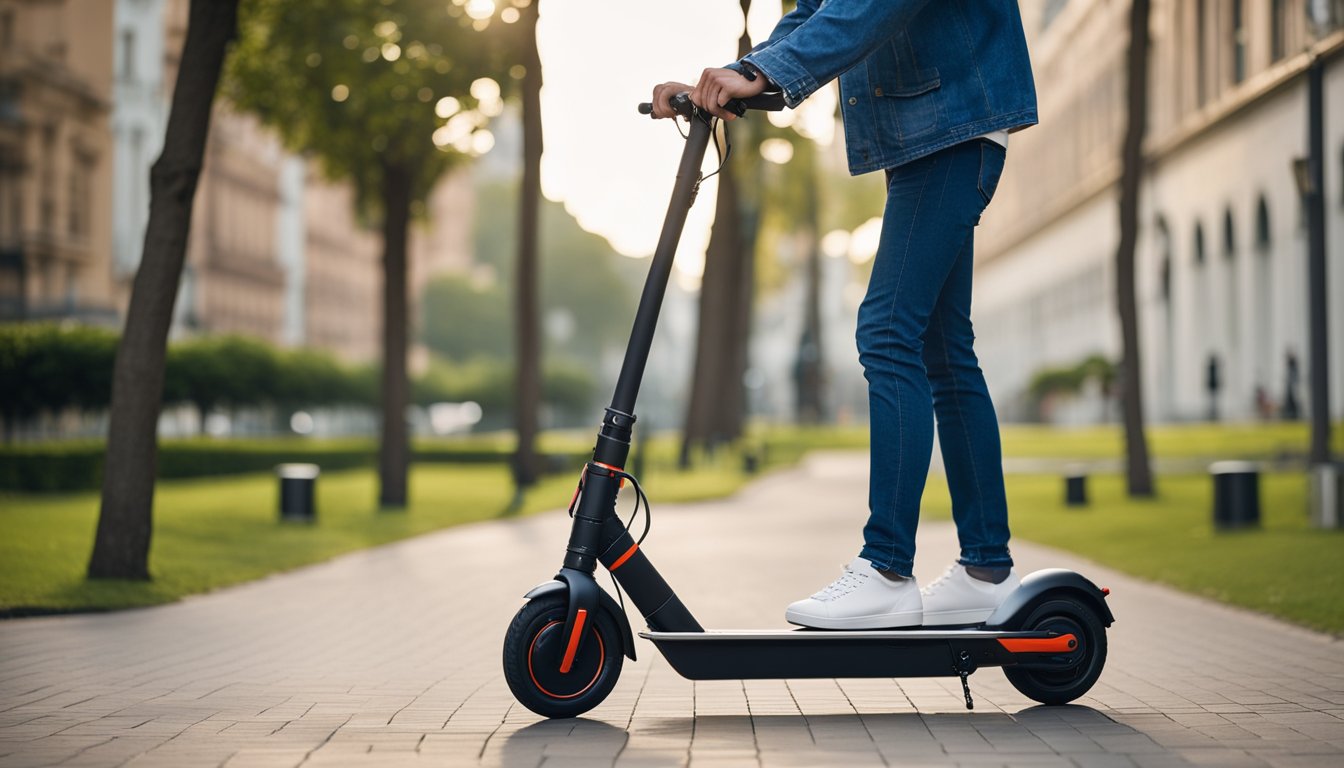 how to balance on an electric scooter