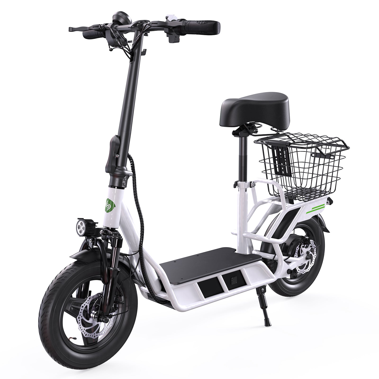 isinwheel Hyper X 700W Electric Scooter with Seat Basket