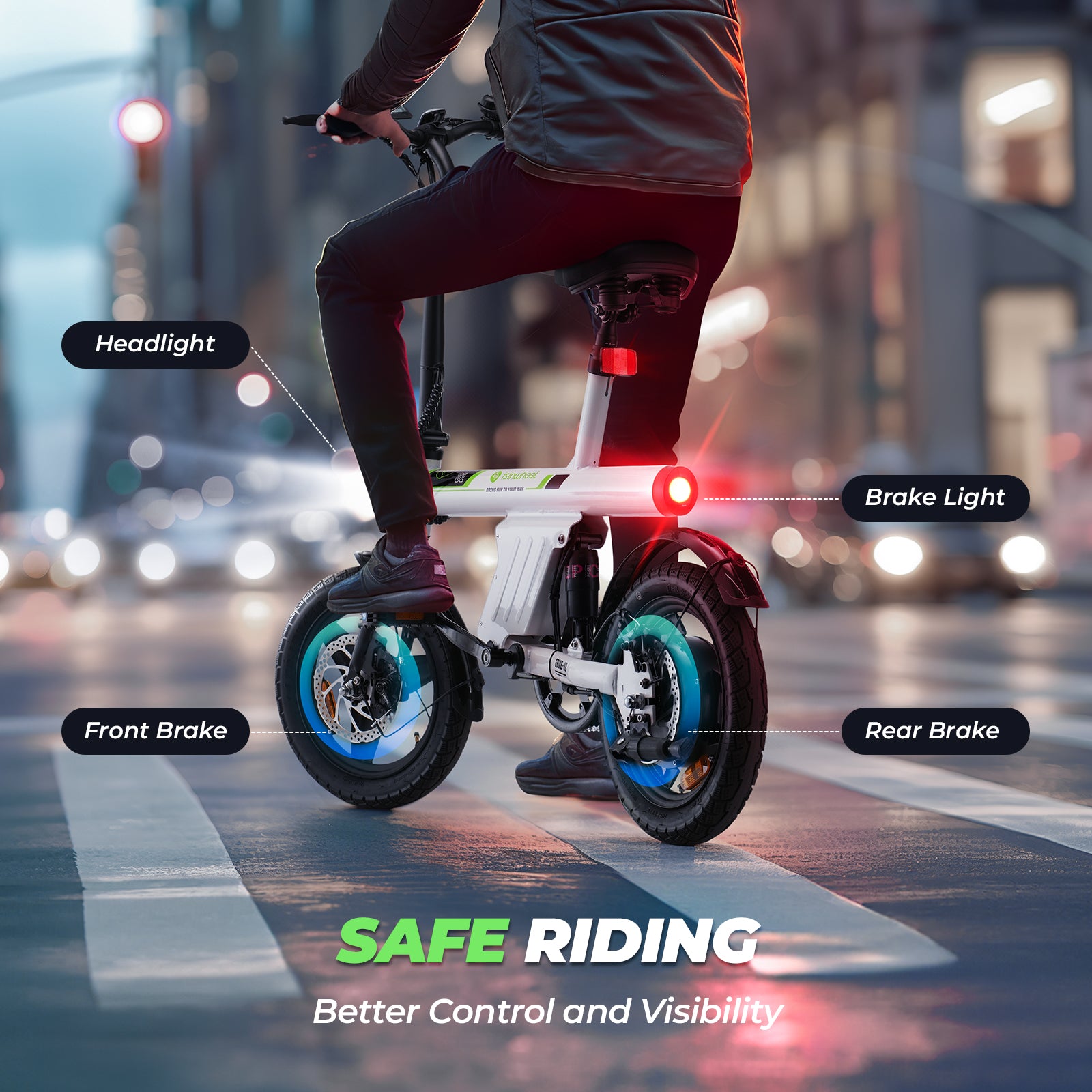 isinwheel U1 Folding Electric Bike - AU