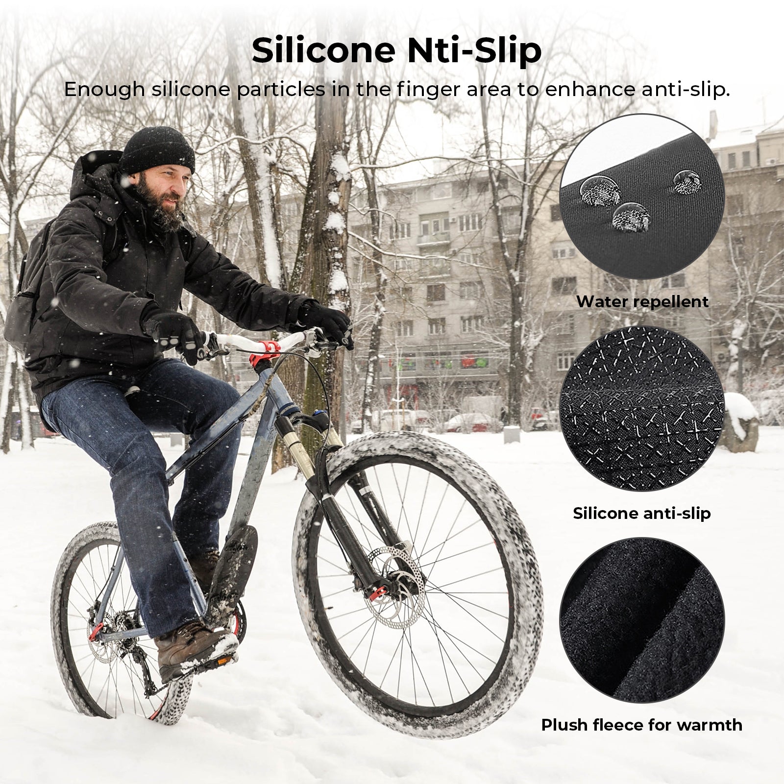 isinwheel Winter Gloves for Men Women