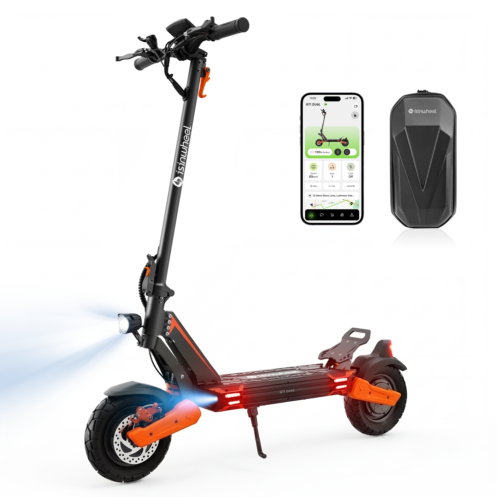 GT1 Dual Motor Off-Road Electric Scooter
