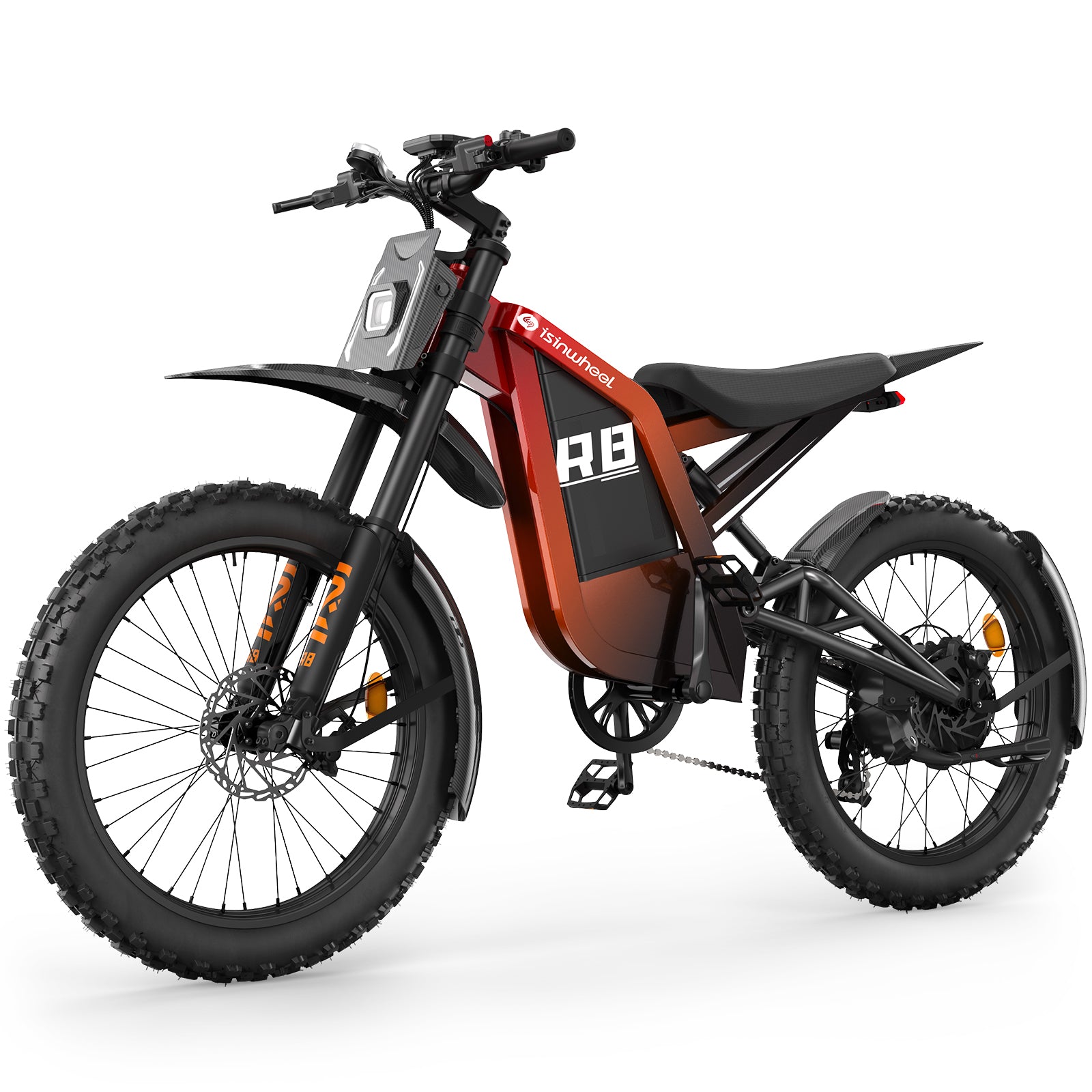 e bike fully bis 150 kg R8 Electric Dirt Bike for Adults 35 MPH & 150 Miles