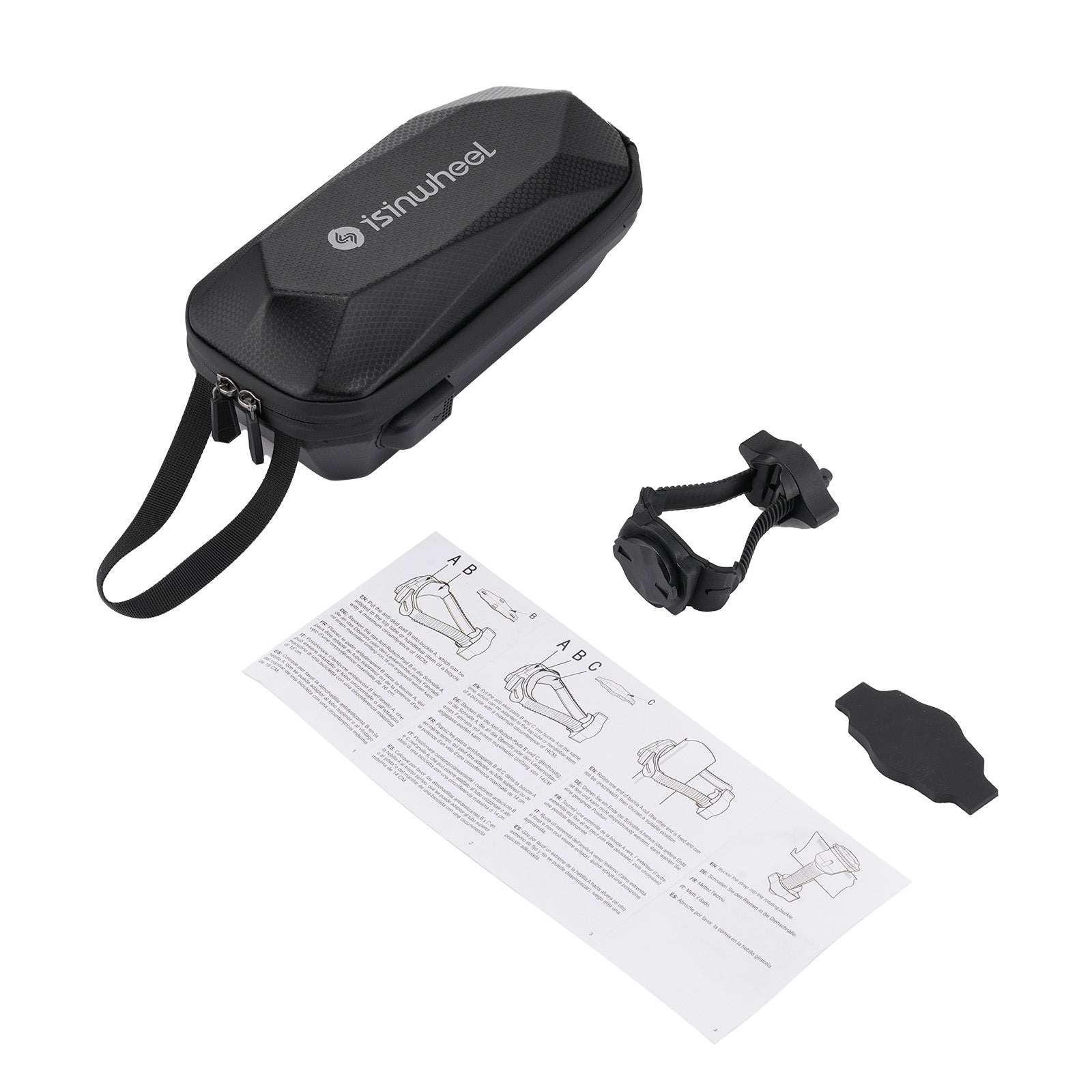 EVA Hard Shell USB Handlebar Bag with Carry Handle