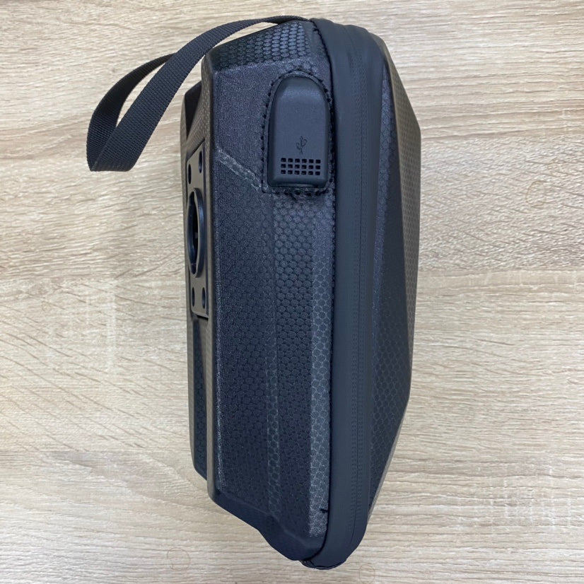 EVA Hard Shell USB Handlebar Bag with Carry Handle