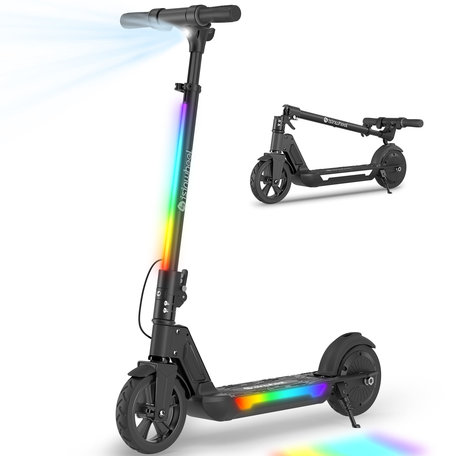 S7 Adjustable Electric Scooter for Kids Ages 8-14