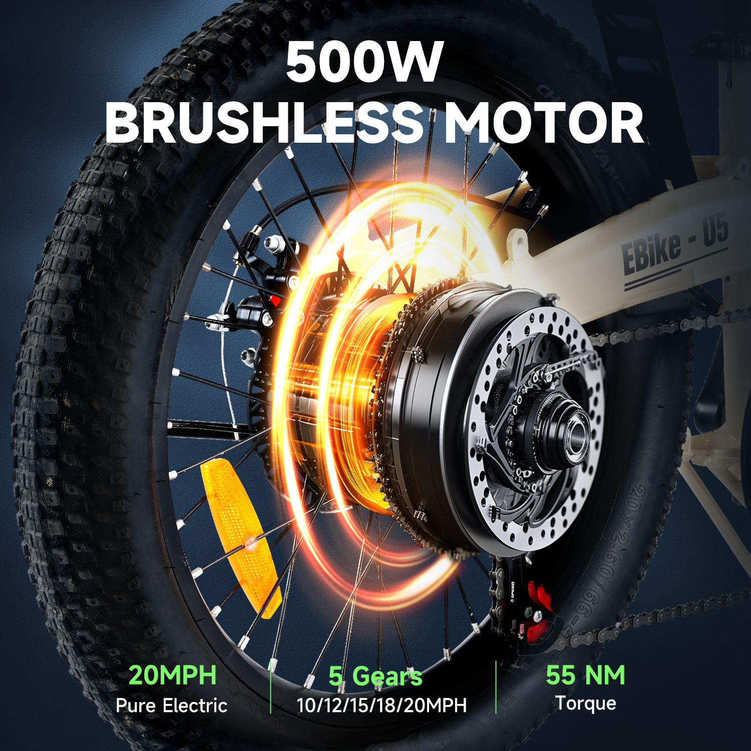 isinwheel U5 Folding Electric Bike