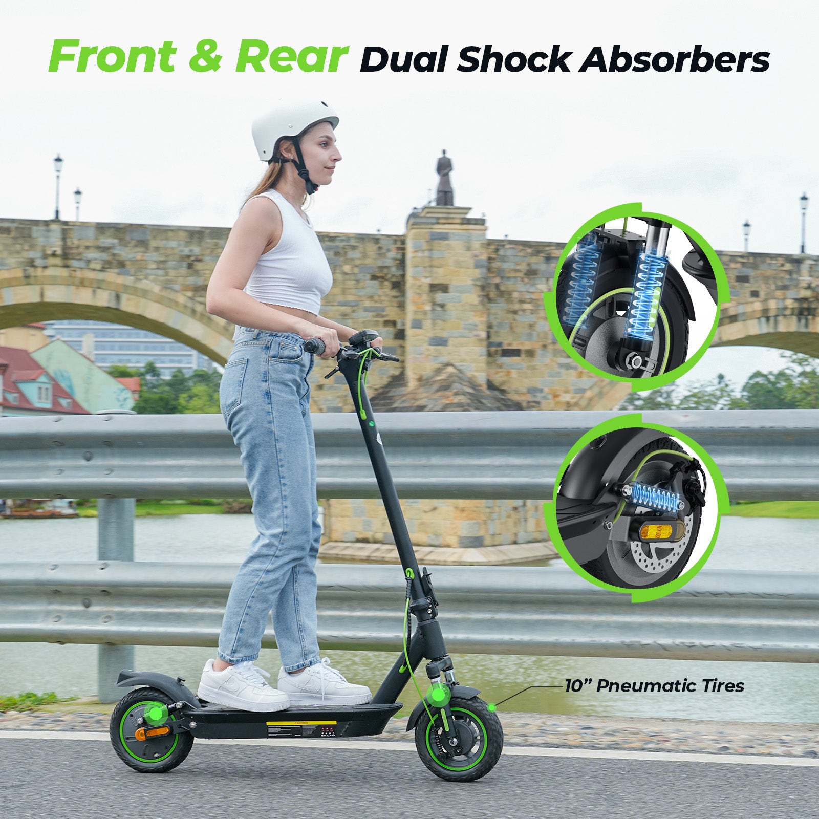 isinwheel S10Pro Commuting Electric Scooter 800W