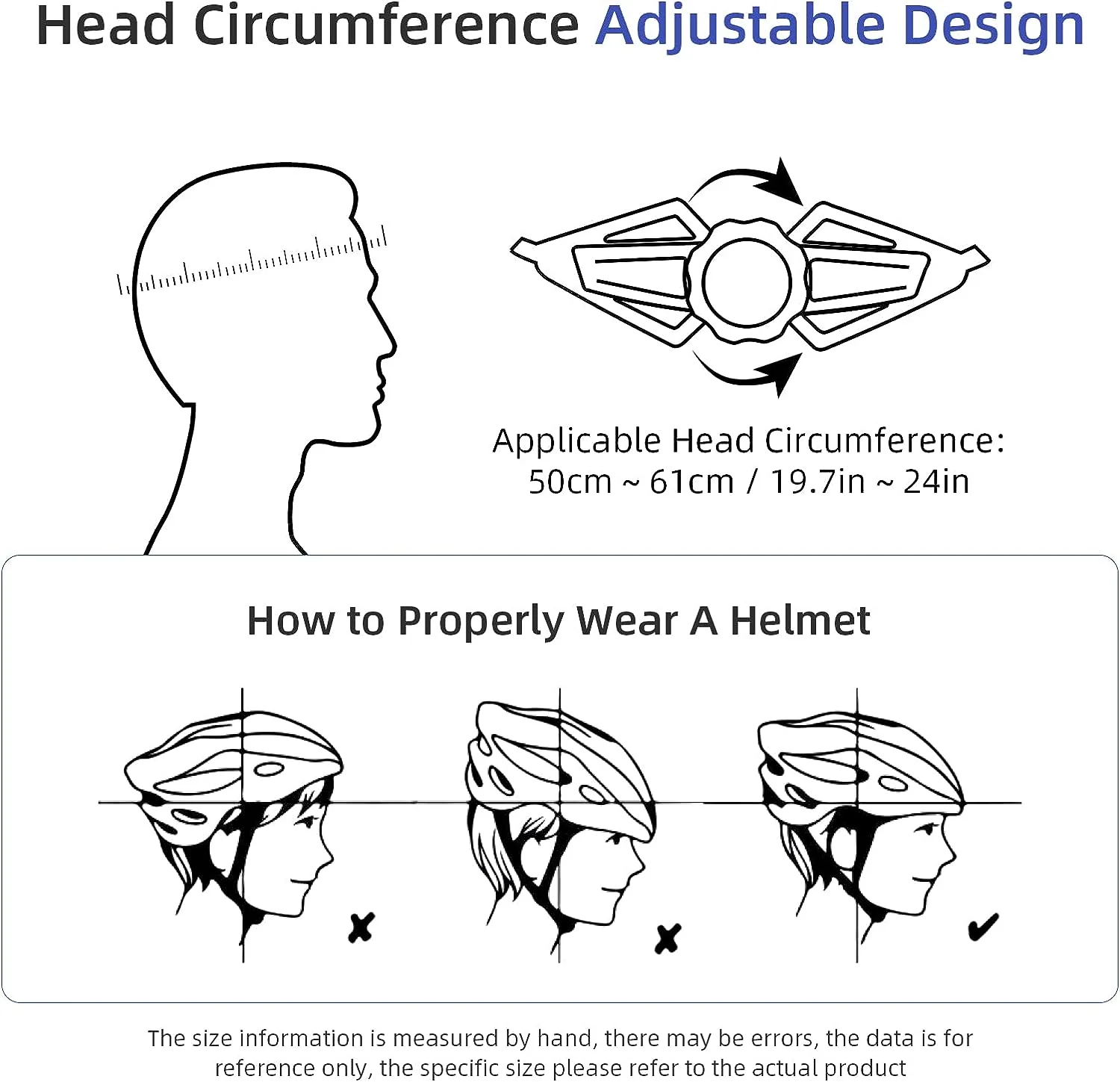 Cycling Smart Helmet with LED Light