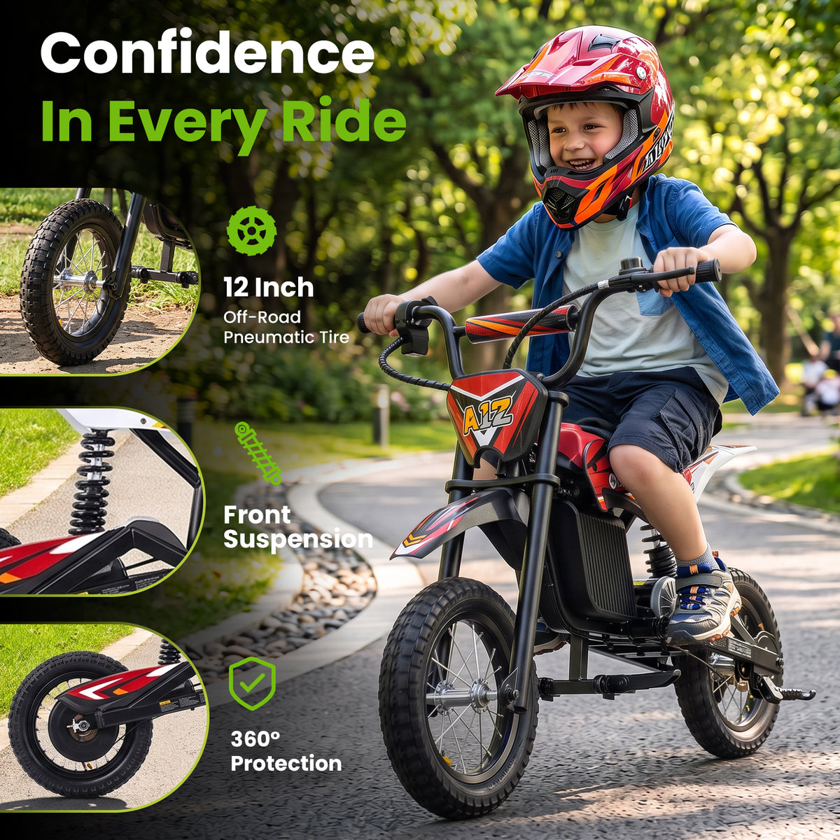 isinwheel A12 Electric Dirt Bike for Kids