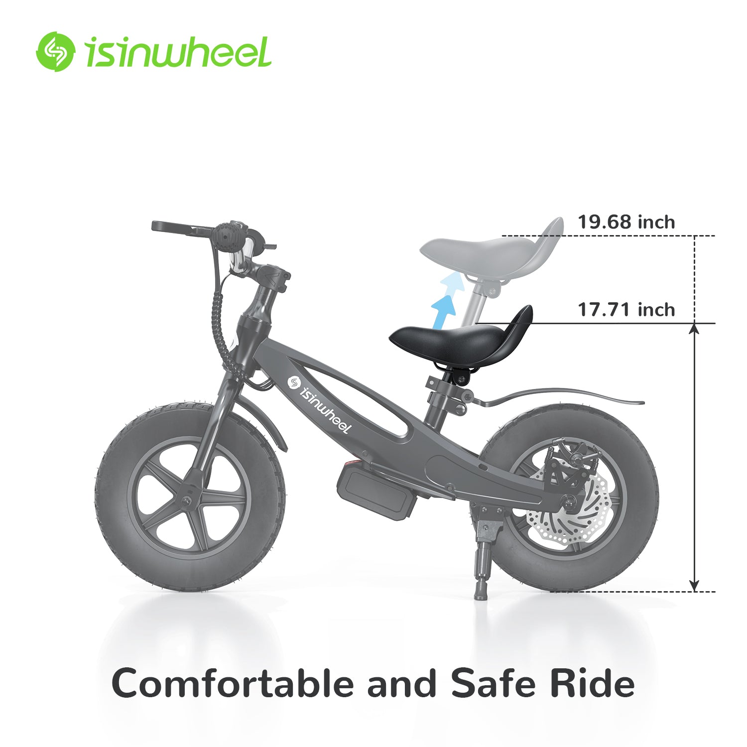 isinwheel SK12 Electric Bike for Kids