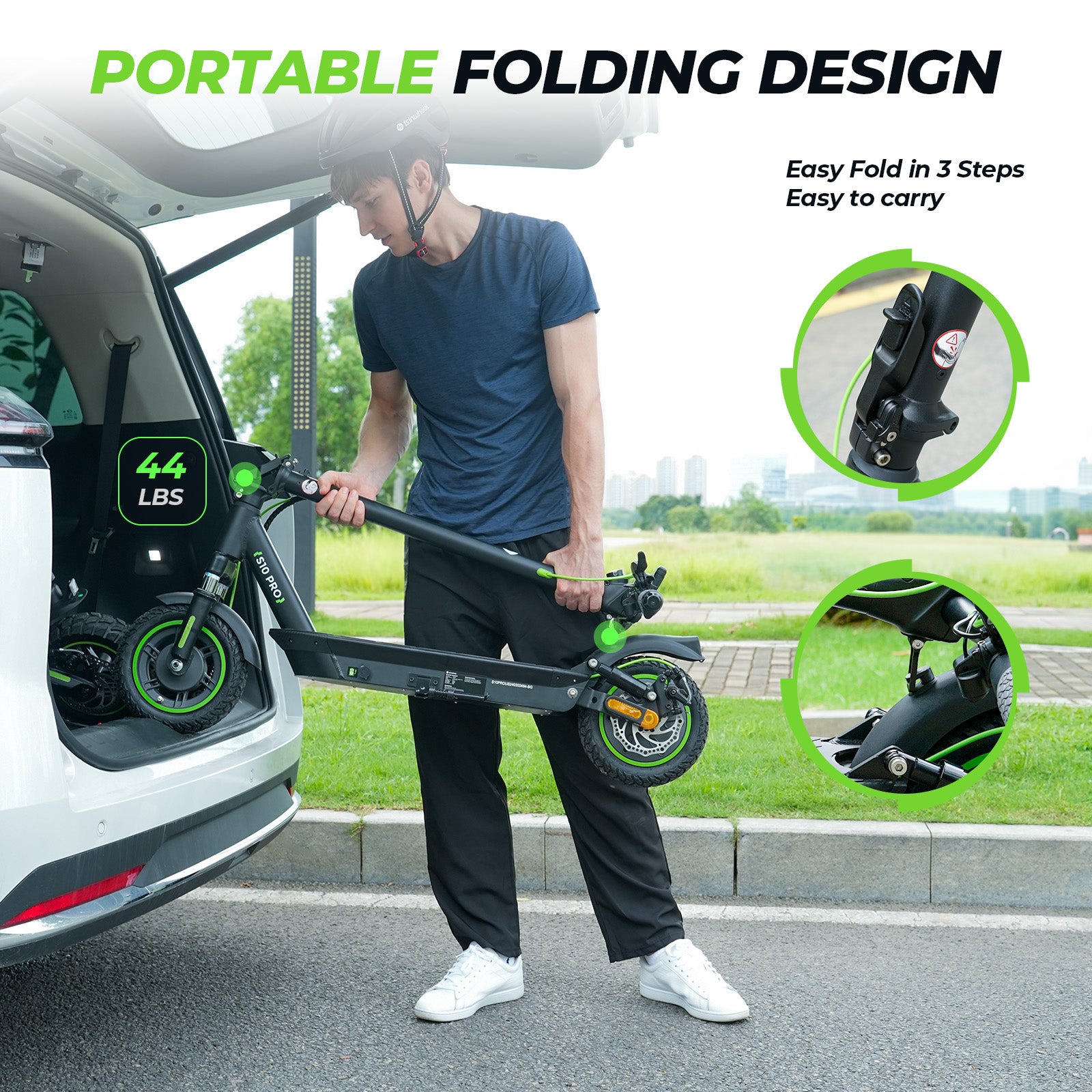 isinwheel S10Pro Commuting Electric Scooter 800W