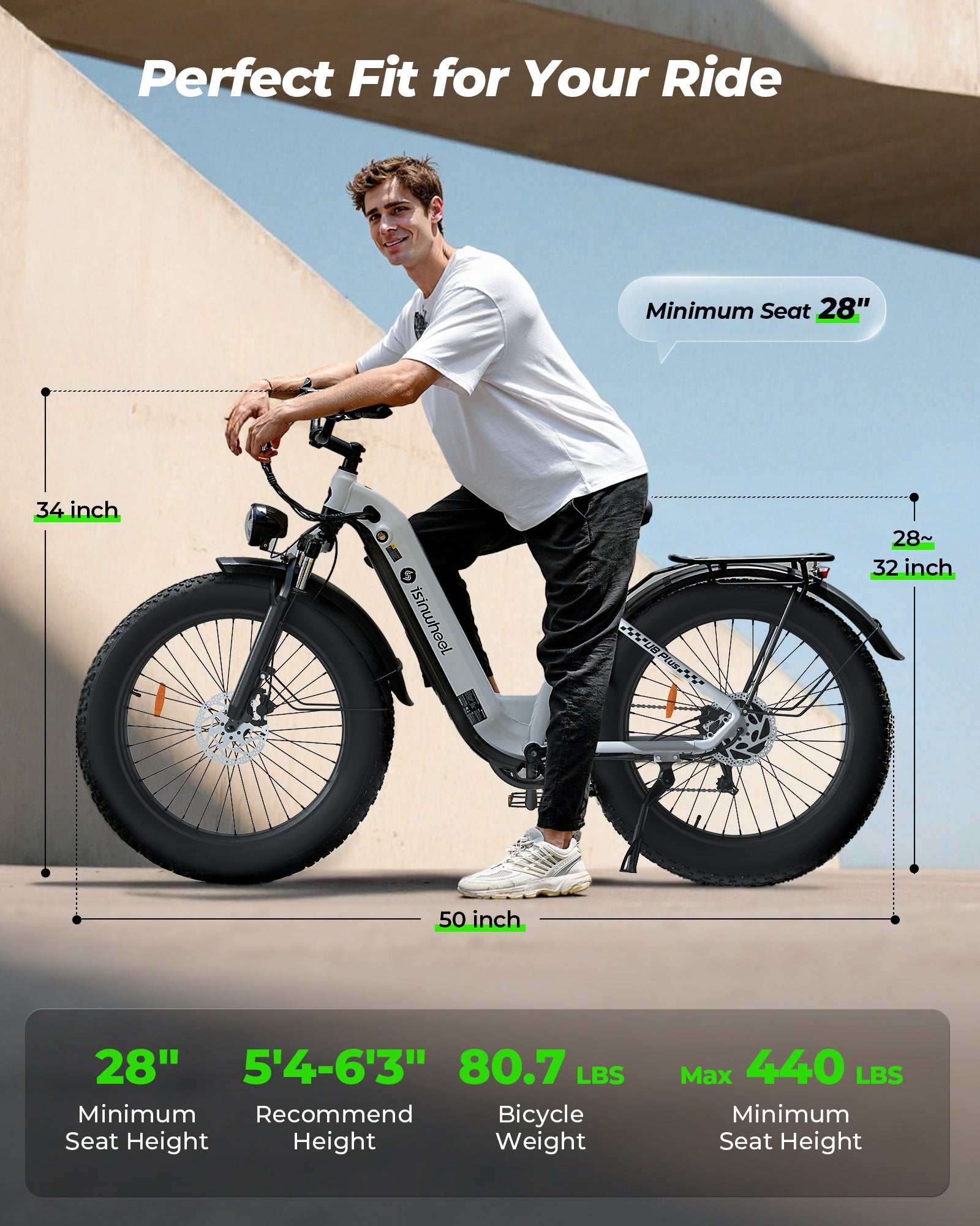 isinwheel U8 Ultra Electric Bike for Adults