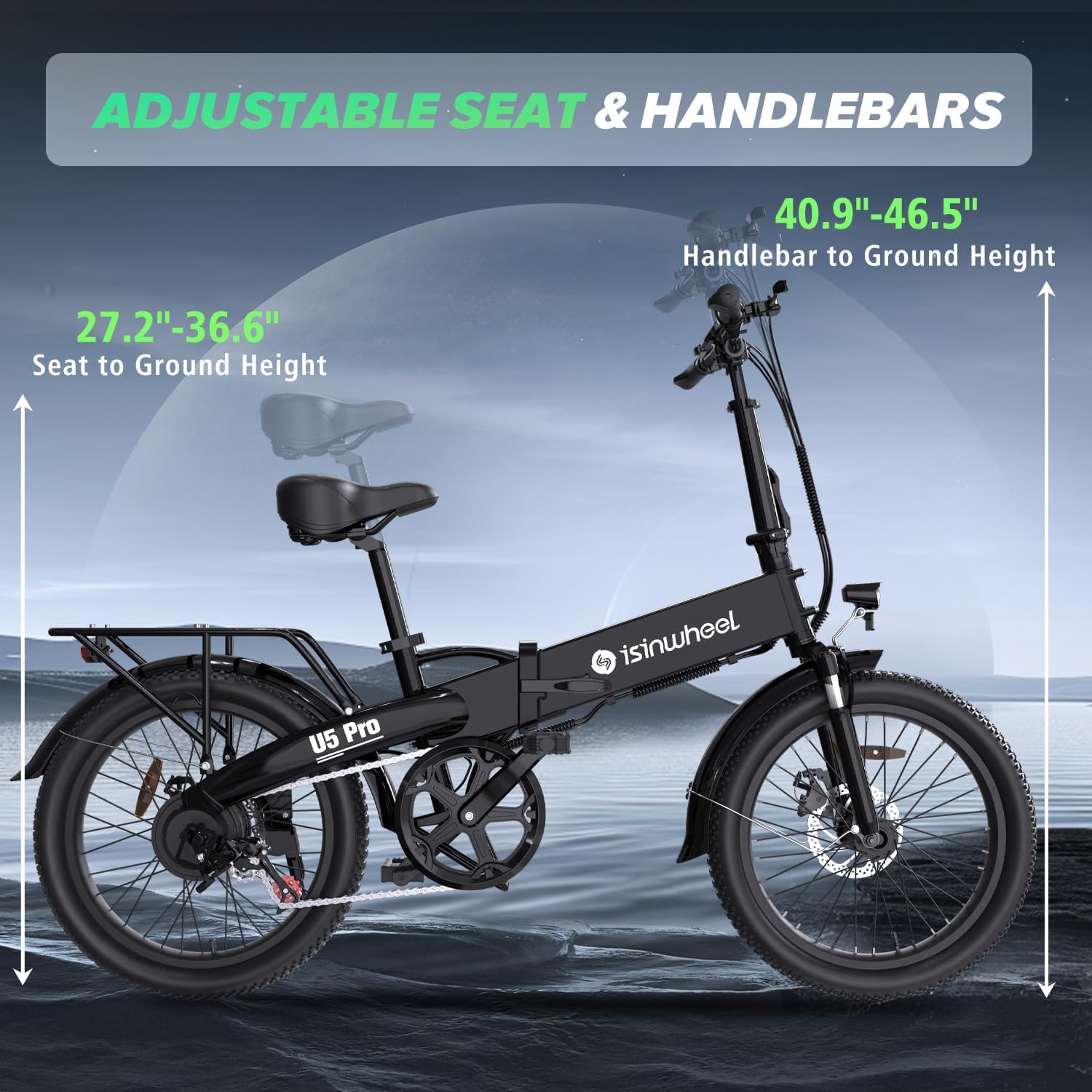 isinwheel U5 Pro Folding Electric Bike AU