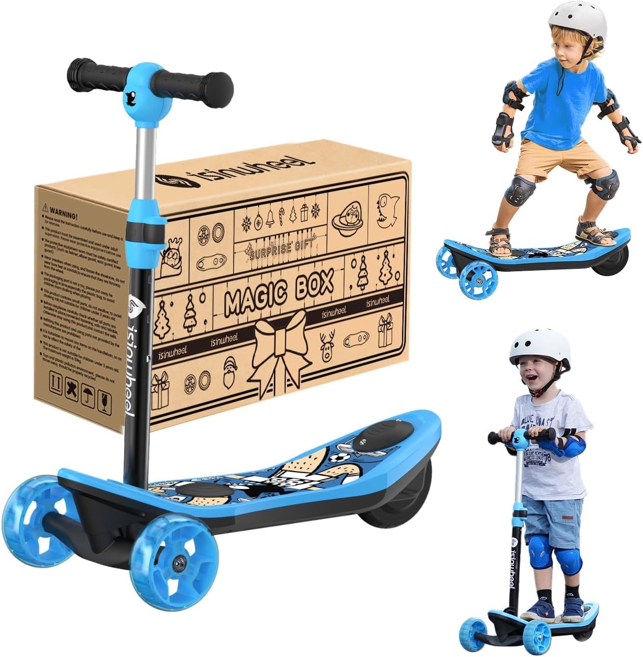 2023 New Design Self-Balancing Kids Electric Scooter Car 2 Wheel with LED  Lights and Bluetooth Speaker - China Electric Scooter for Kids Children,  Kids Motor Scooter