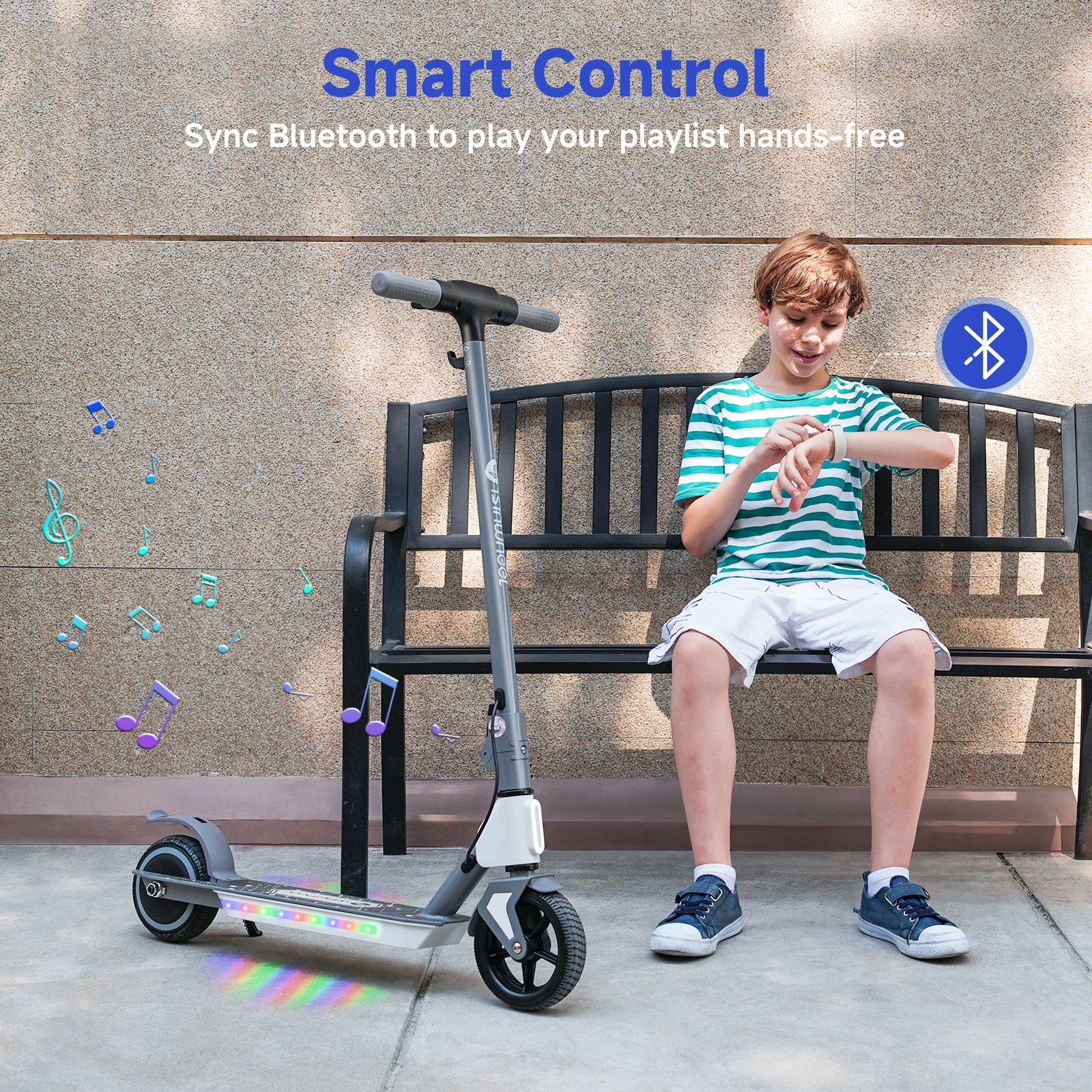 isinwheel S4 Electric Scooter for Kids Ages 6-14