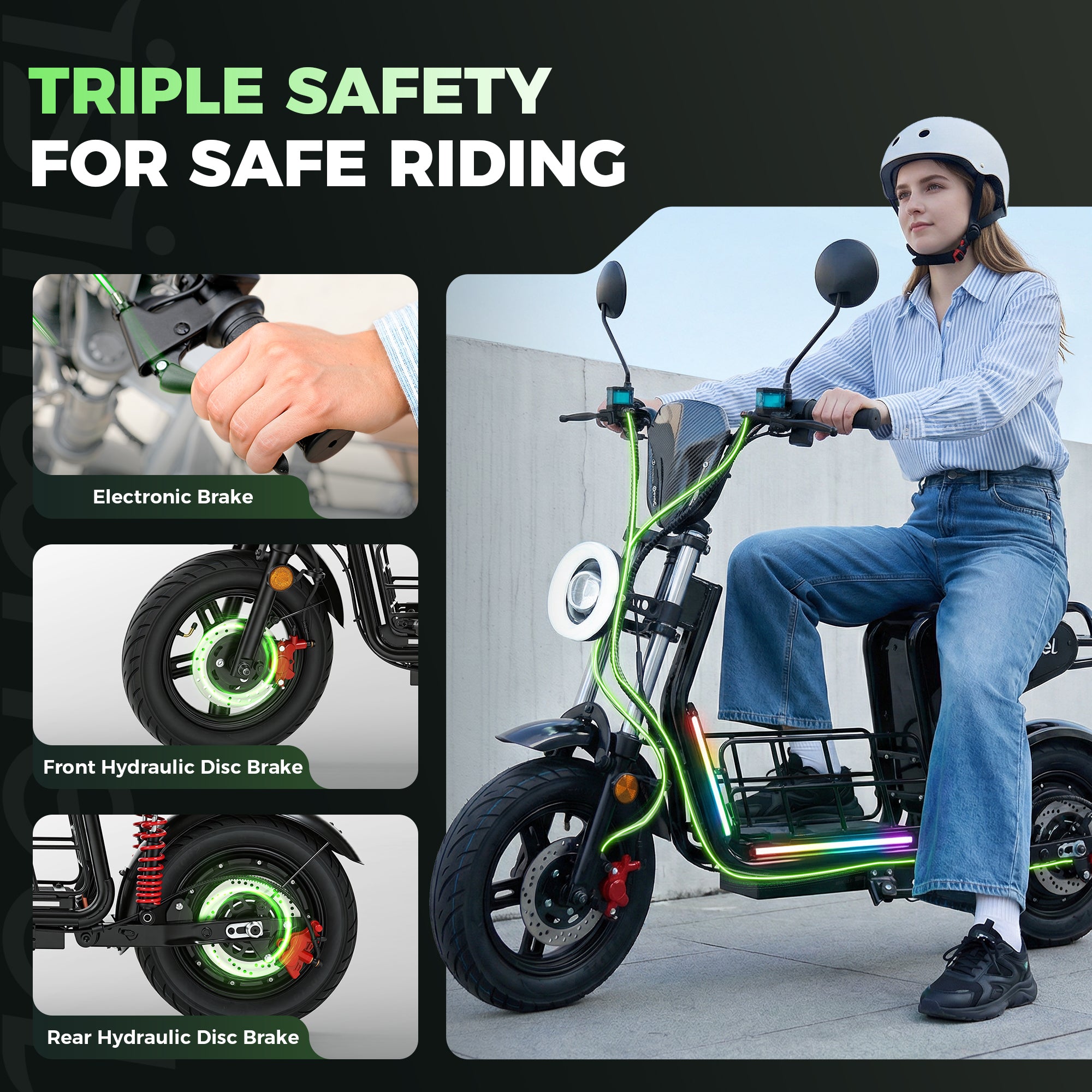 isinwheel H7 High-End Commuting Electric Scooter