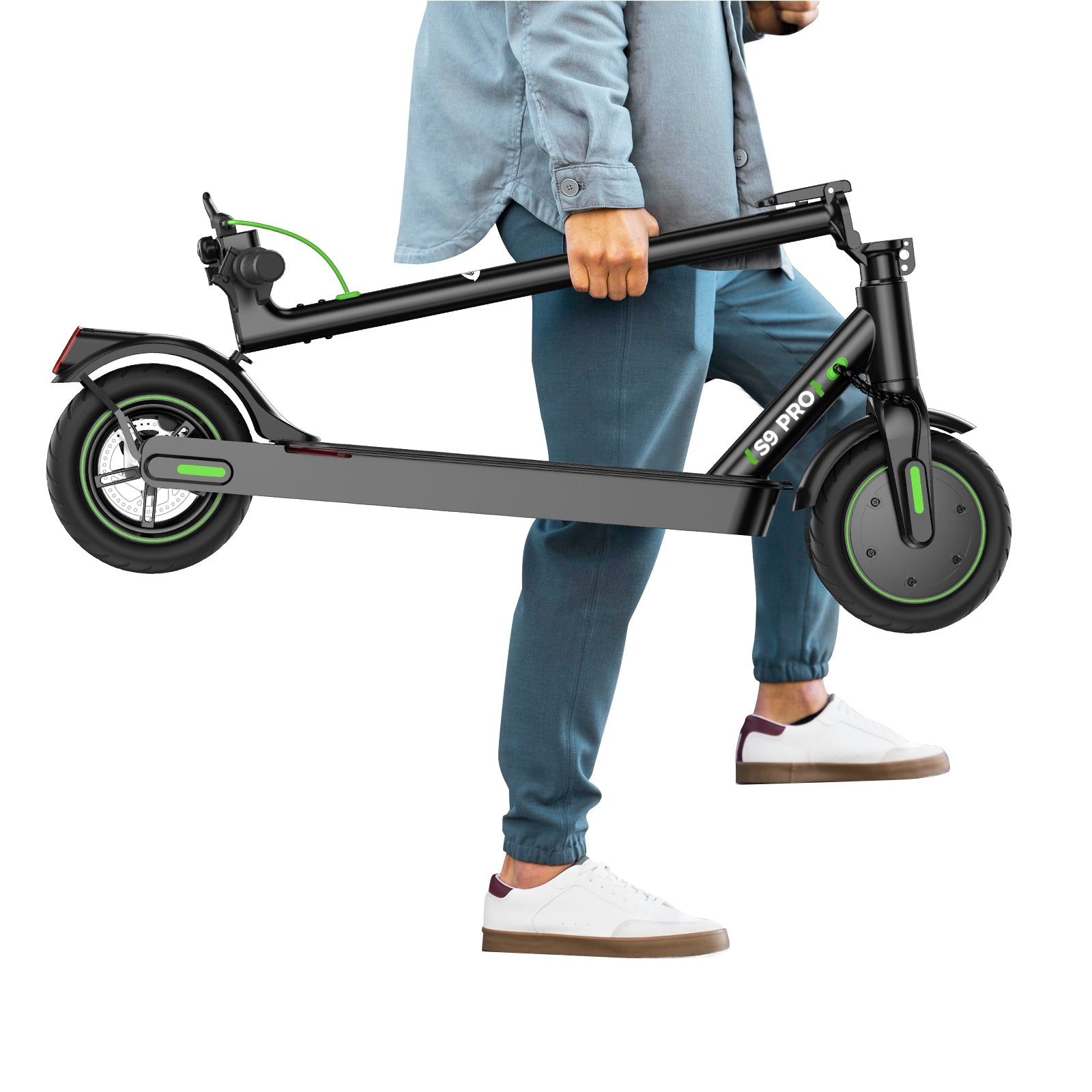 isinwheel S9 Pro Pneumatic Tire Electric Scooter Carry
