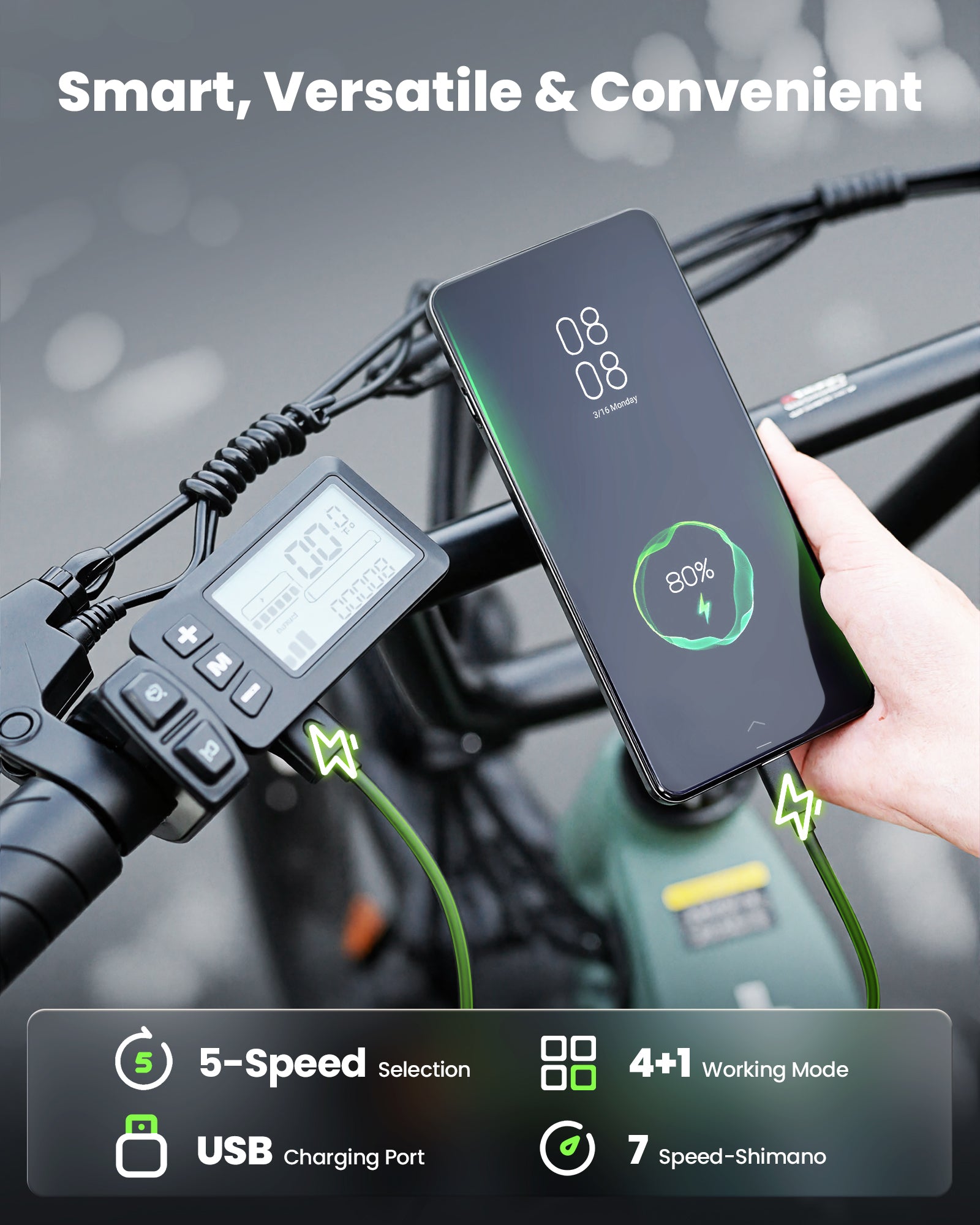isinwheel U8 Electric Bike for Adults