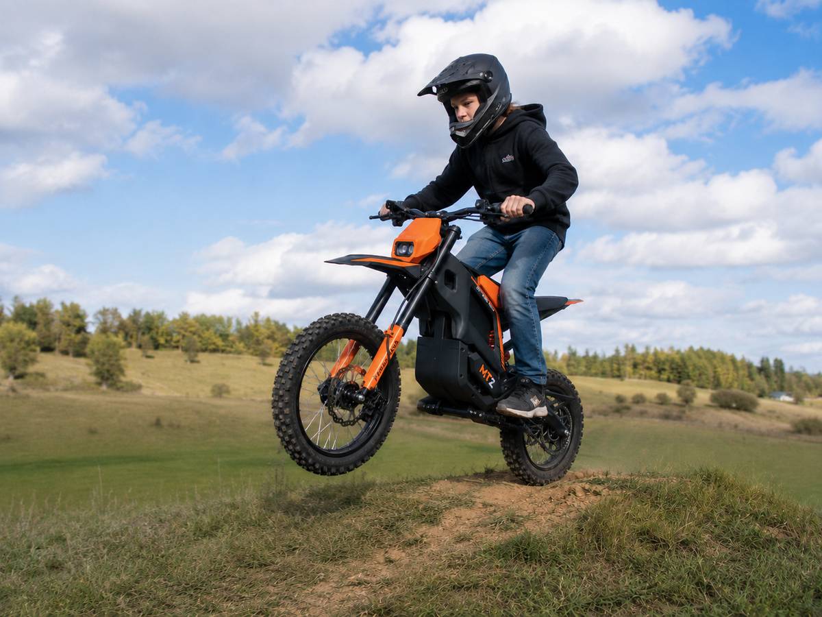 isinwheel Monster Electric Mini Dirt Bike For Teens & Adults