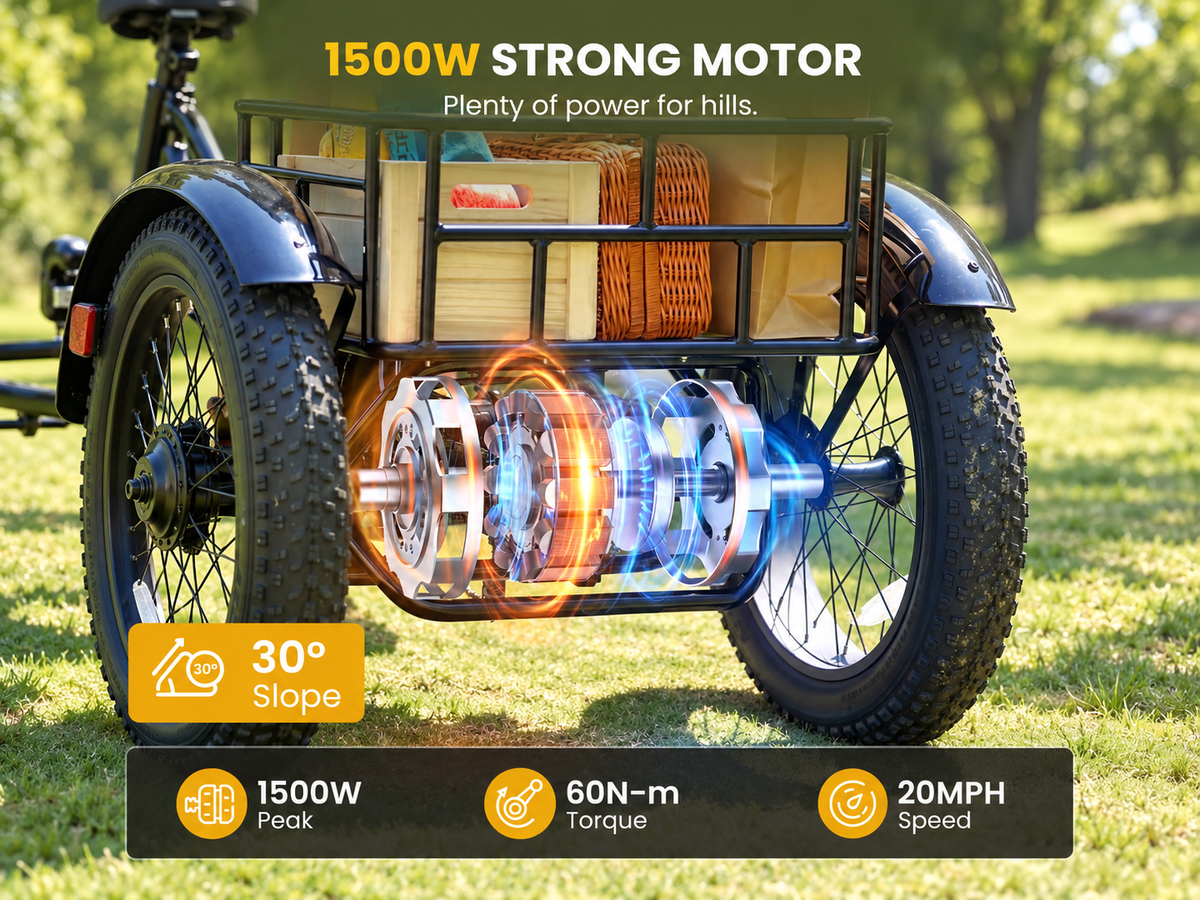 isinwheel Ucargo Electric Tricycle