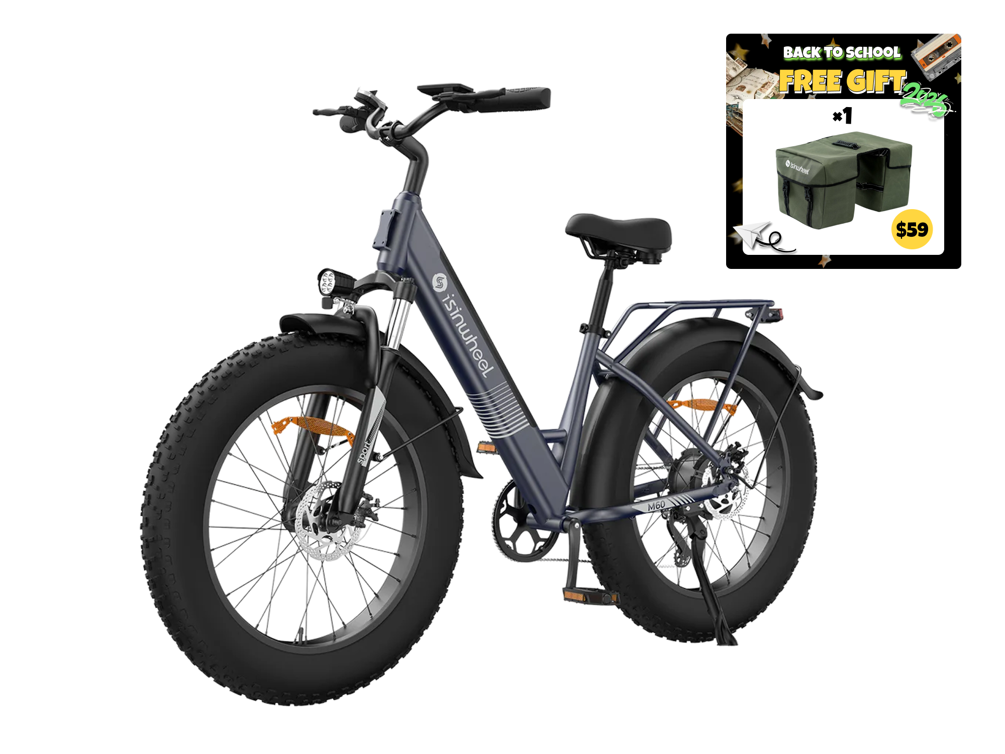 isinwheel M60 All-terrain Electric Bike