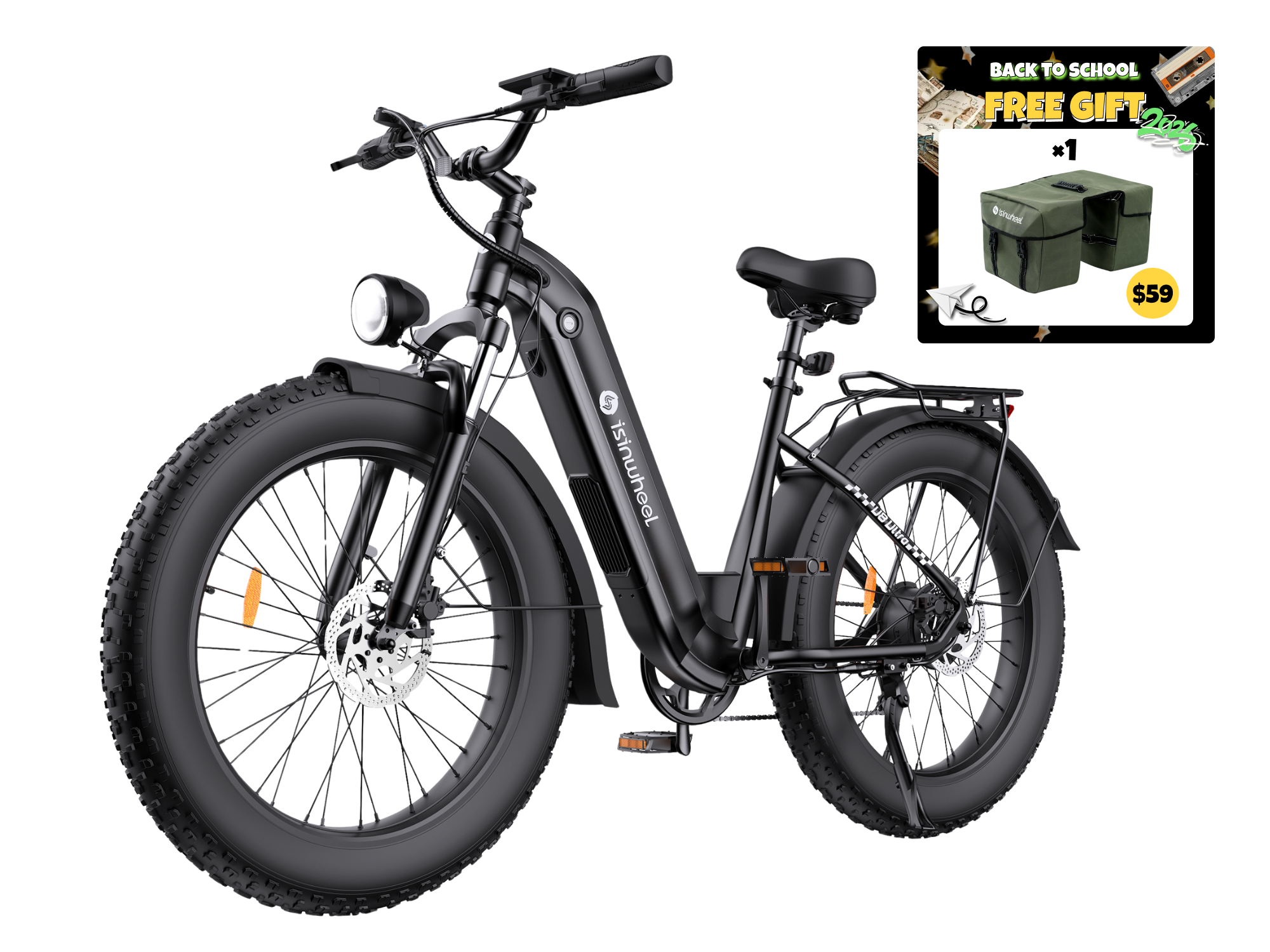 isinwheel U8 Ultra Electric Bike for Adults