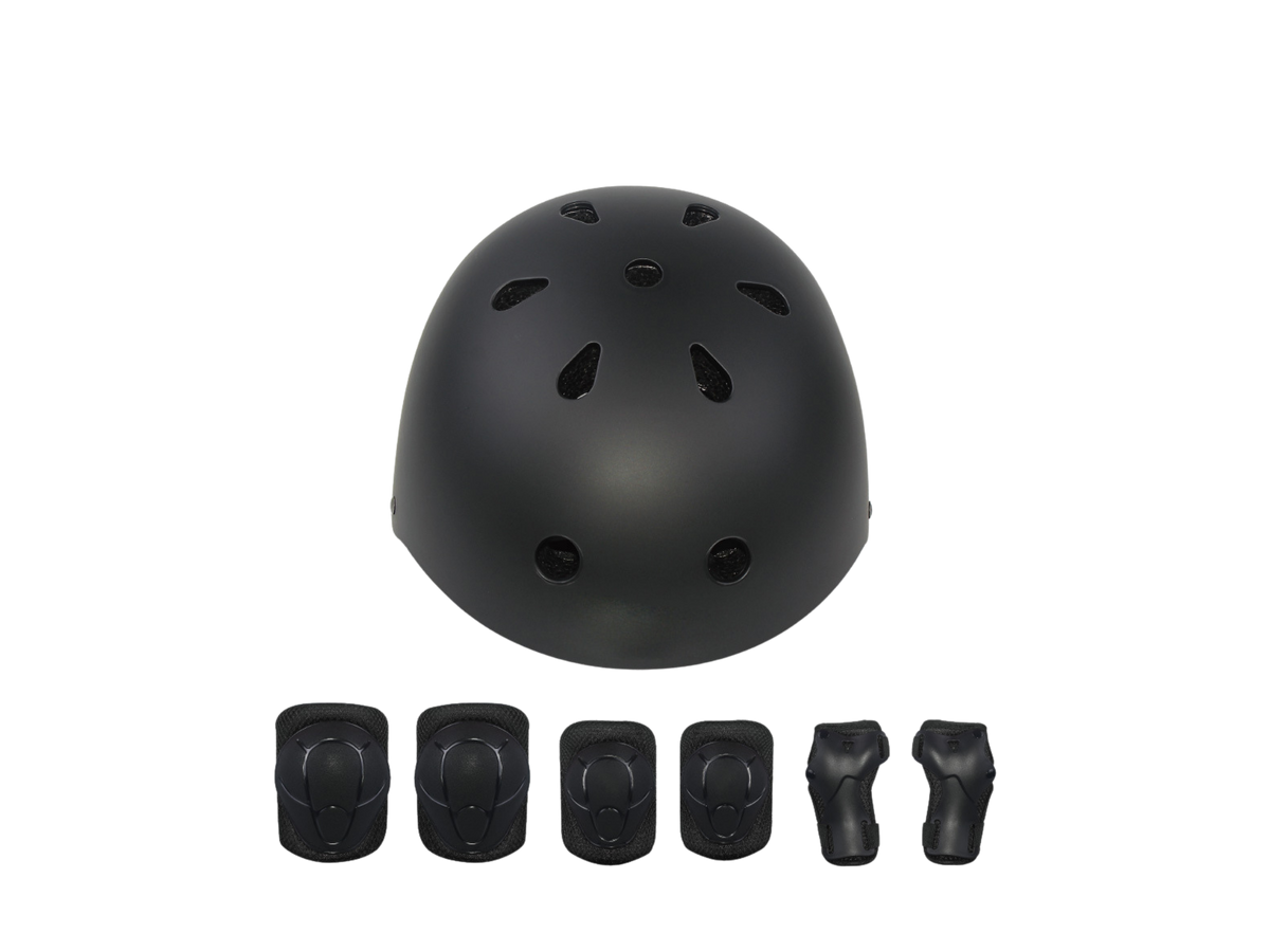 isinwheel Kids Bike Helmet Set Skateboard Knee Pads Wrist Guards