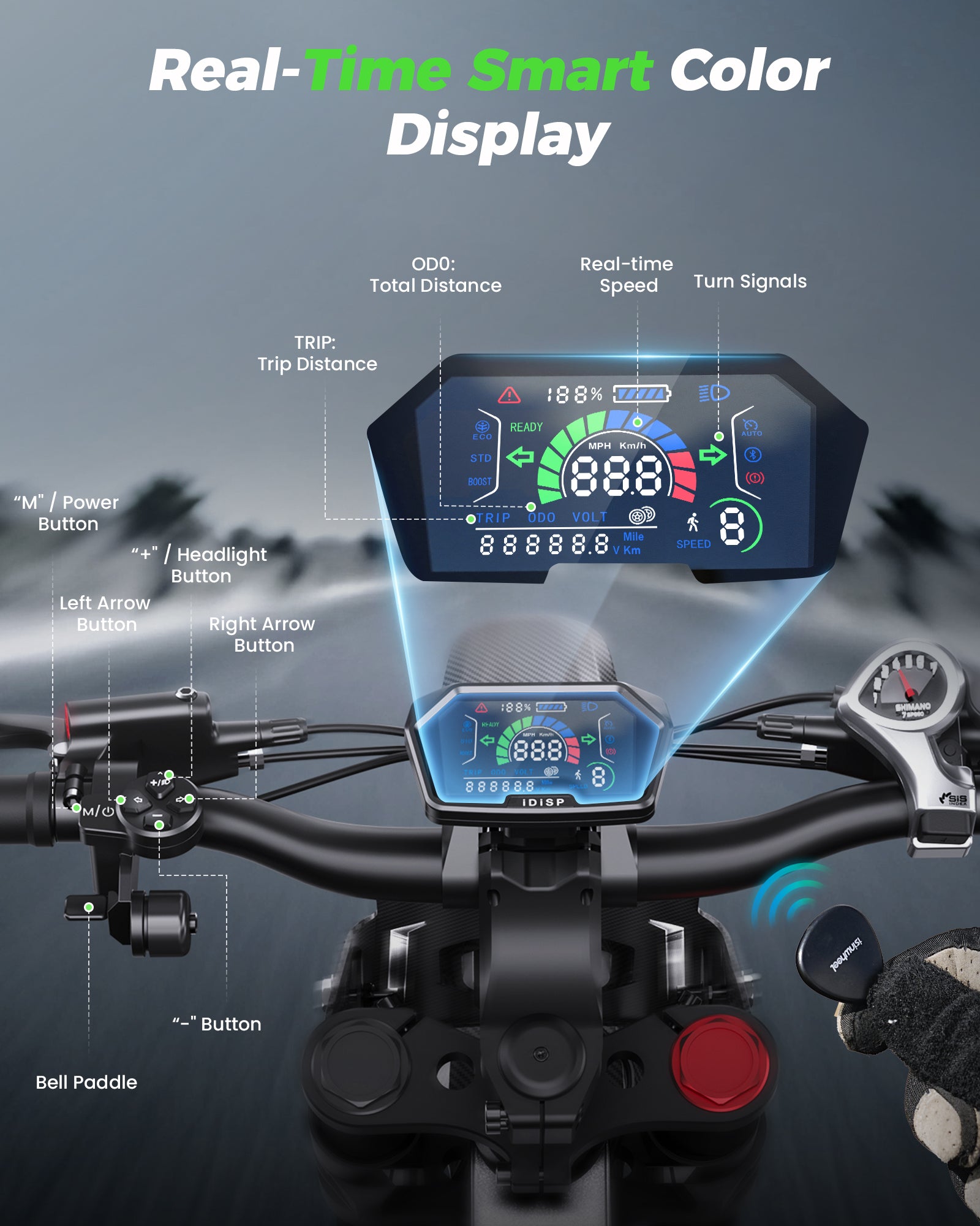 R8 Electric Dirt Bike for Adults 35 MPH & 150 Miles