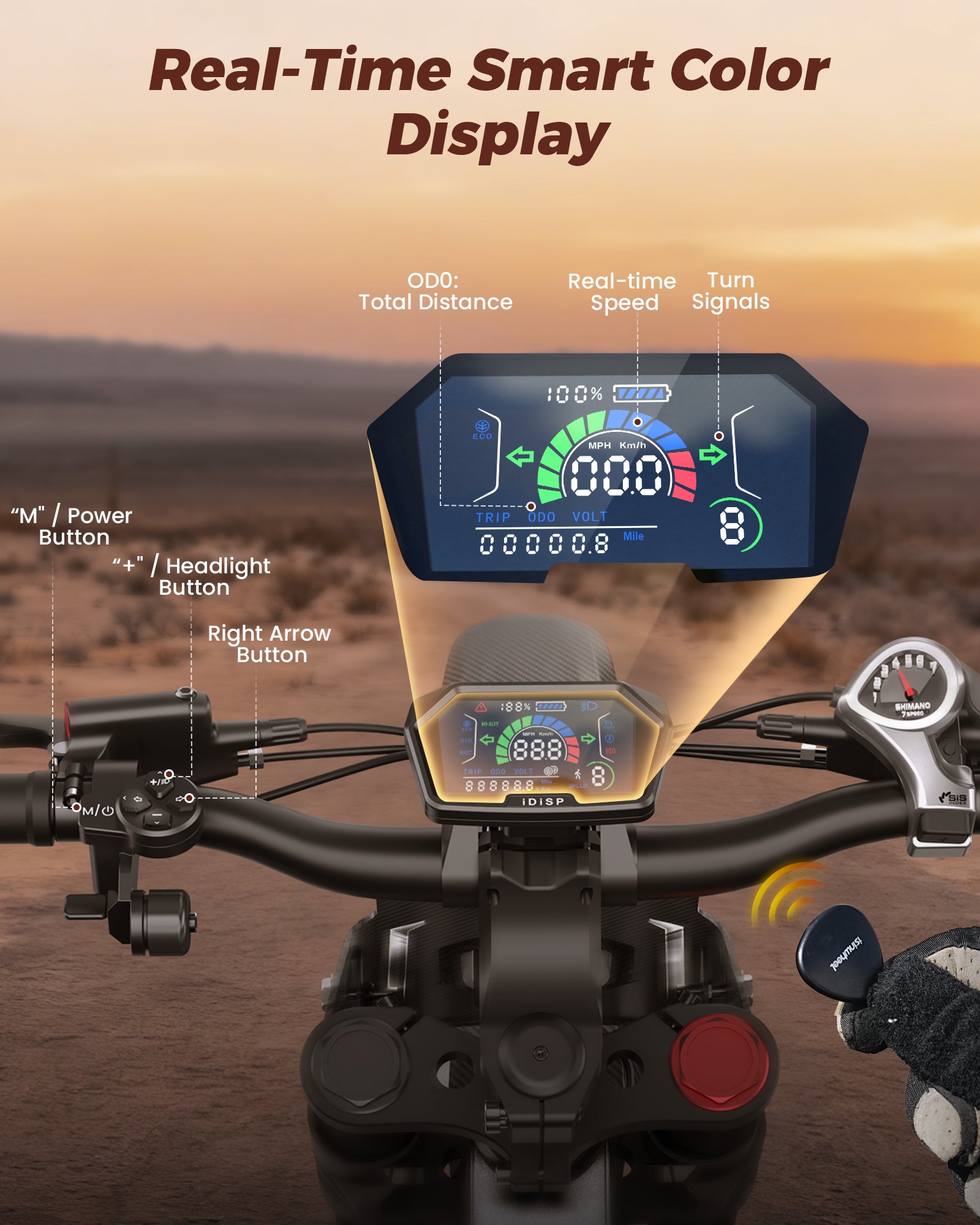 R8 Electric Dirt Bike for Adults 35 MPH & 150 Miles