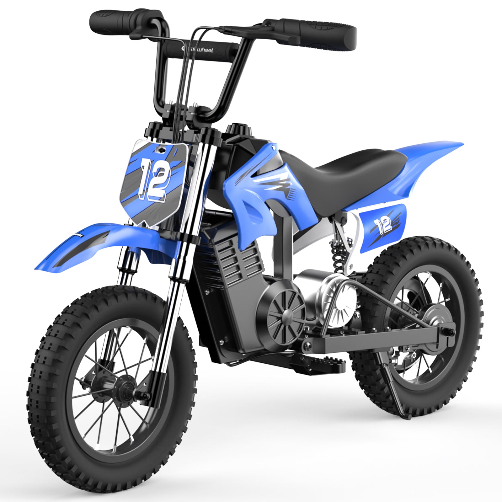 isinwheel A12 Electric Dirt Bike for Kids Blue1