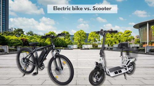 Electric Bike vs Scooter: Which is the Better Choice?  iSinwheel Official  Store