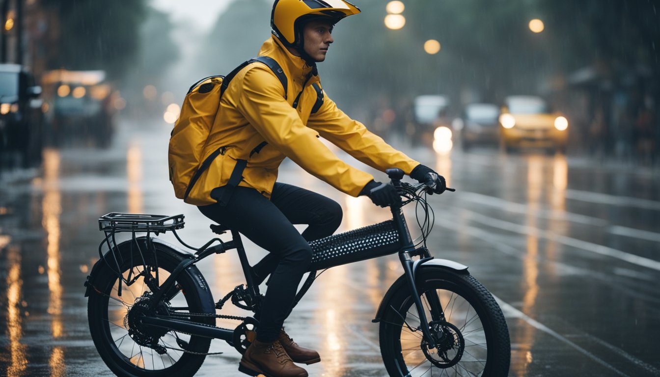 can you ride an electric bike in the rain