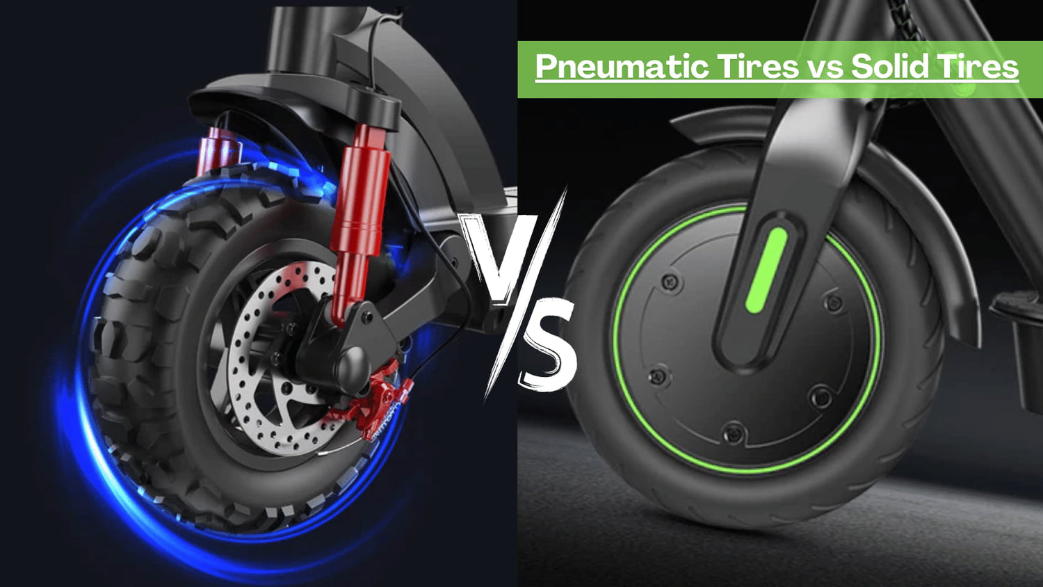 isinwheel Electric Scooter Pneumatic vs Solid Tires Which is Better?