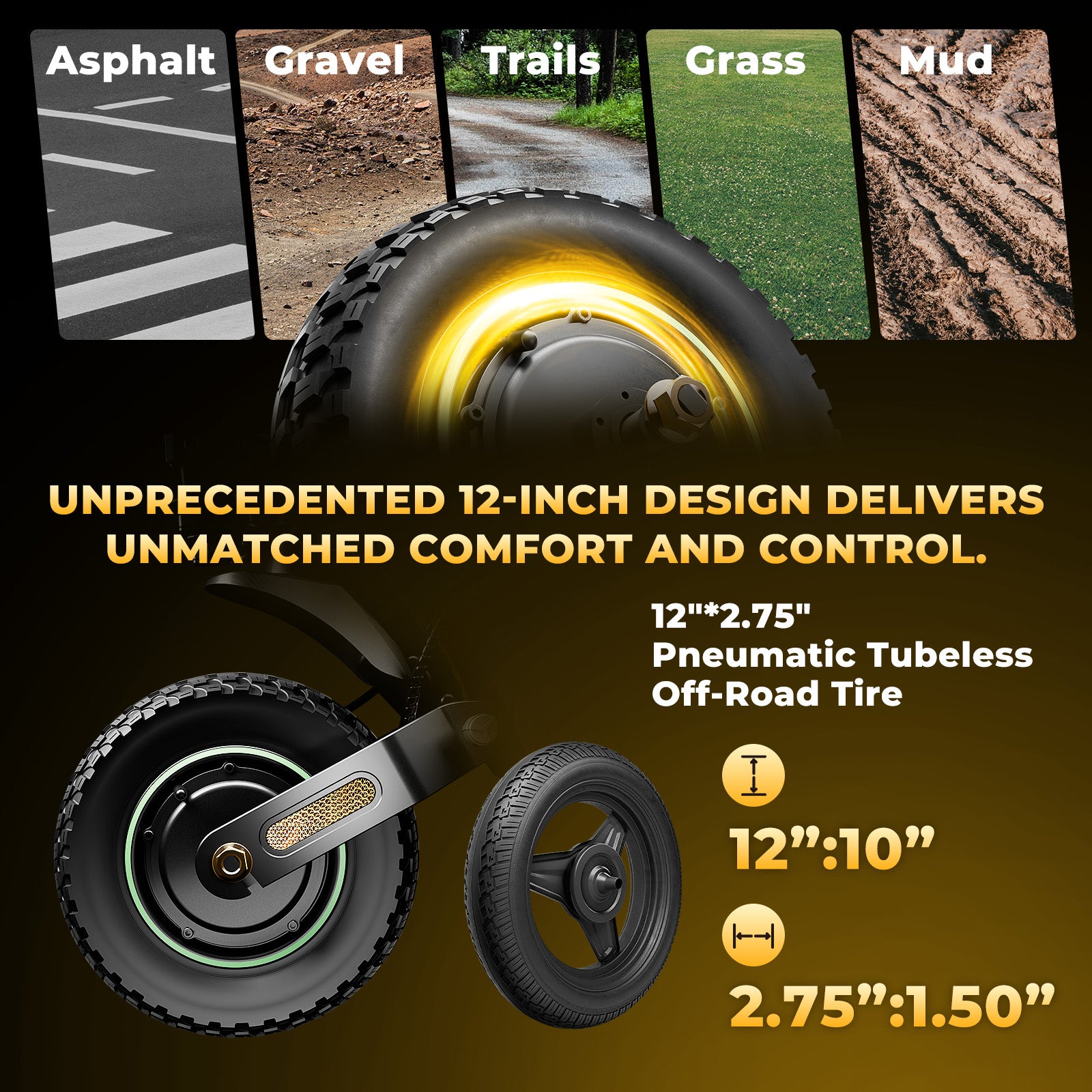 GT4 2400W Dual Motor Off-Road Electric Scooter