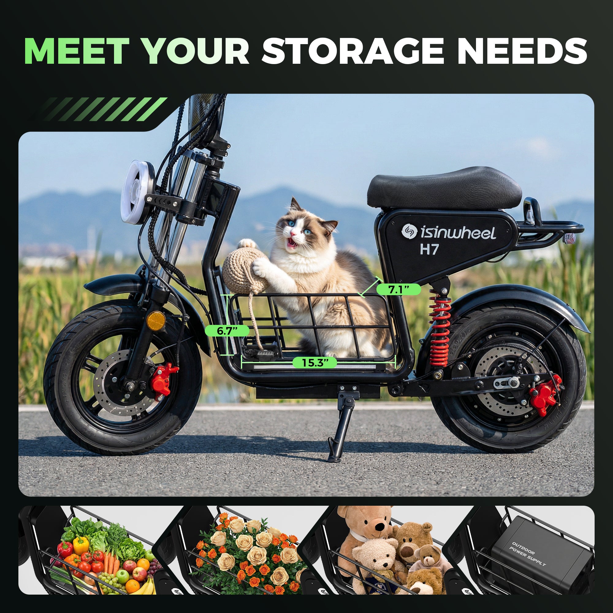 isinwheel H7 High-End Commuting Electric Scooter – iSinwheel