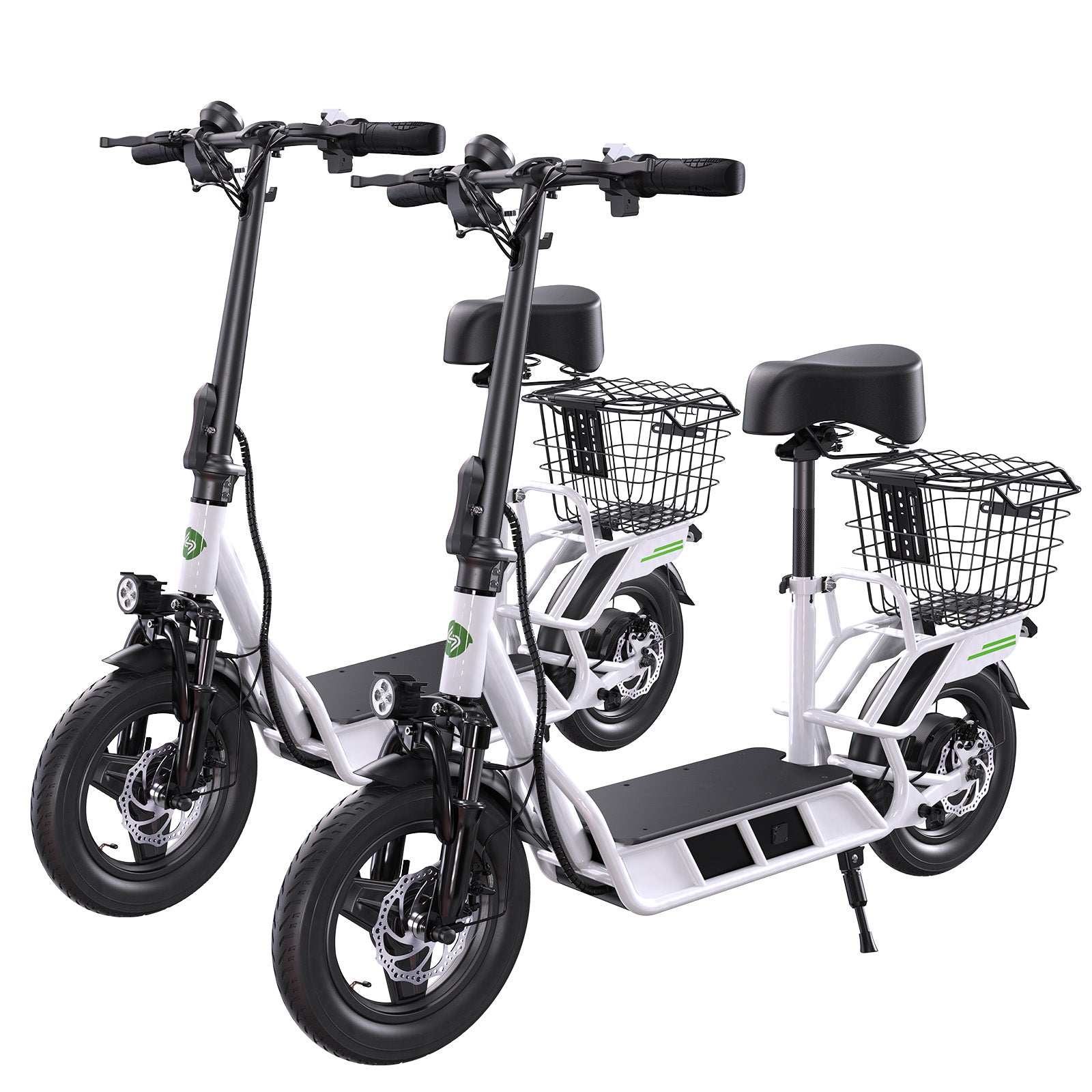isinwheel Hyper X 700W Electric Scooter with Seat & Basket