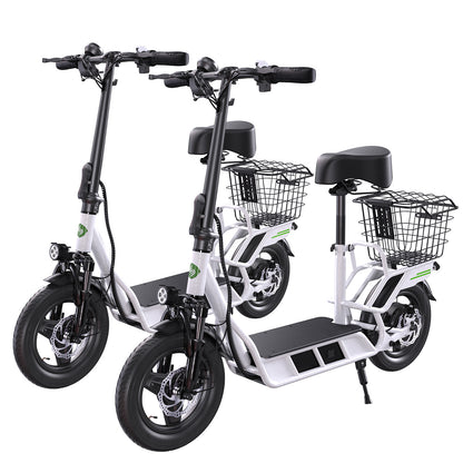 isinwheel Hyper X 700W Electric Scooter with Seat & Basket