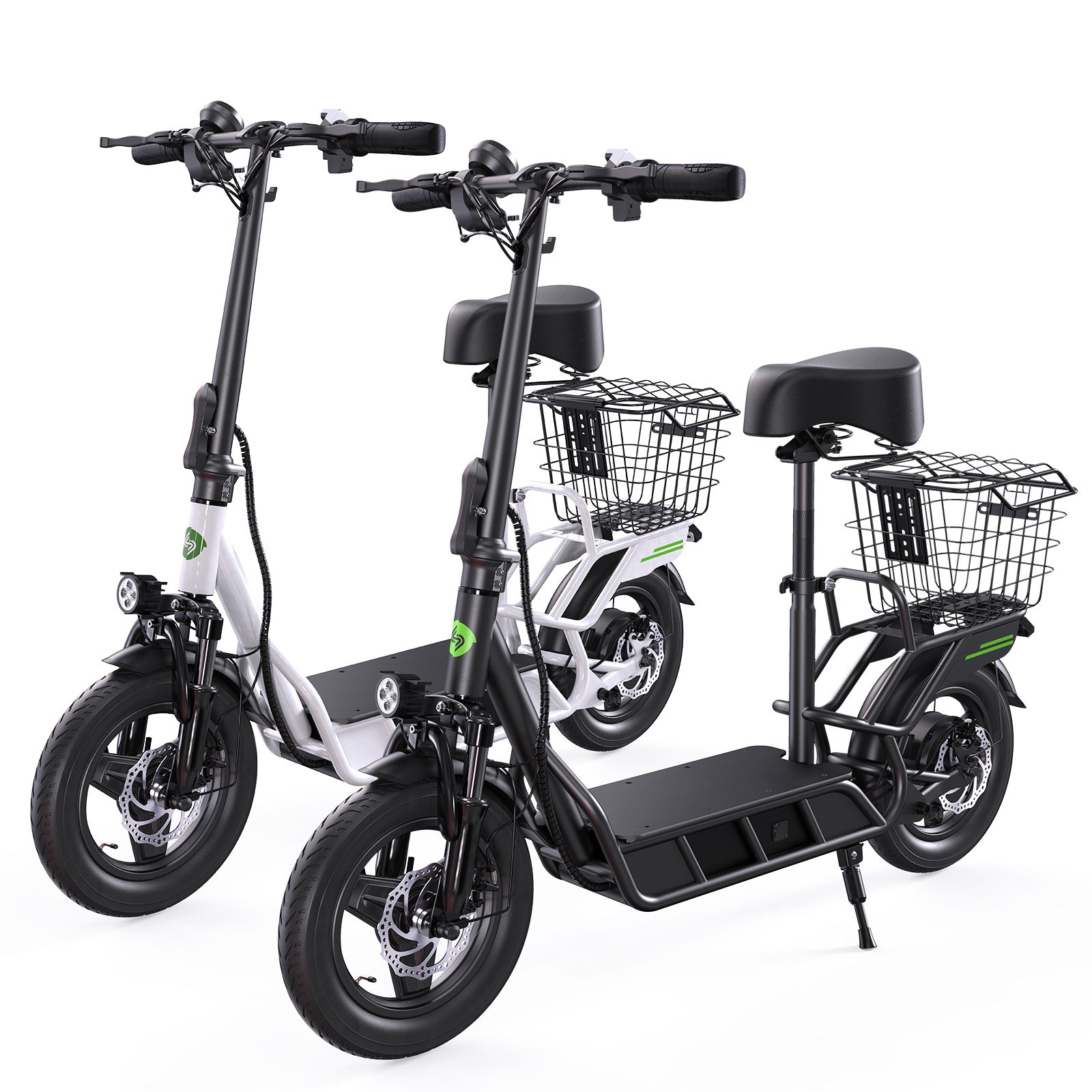 isinwheel Hyper X 700W Electric Scooter with Seat & Basket