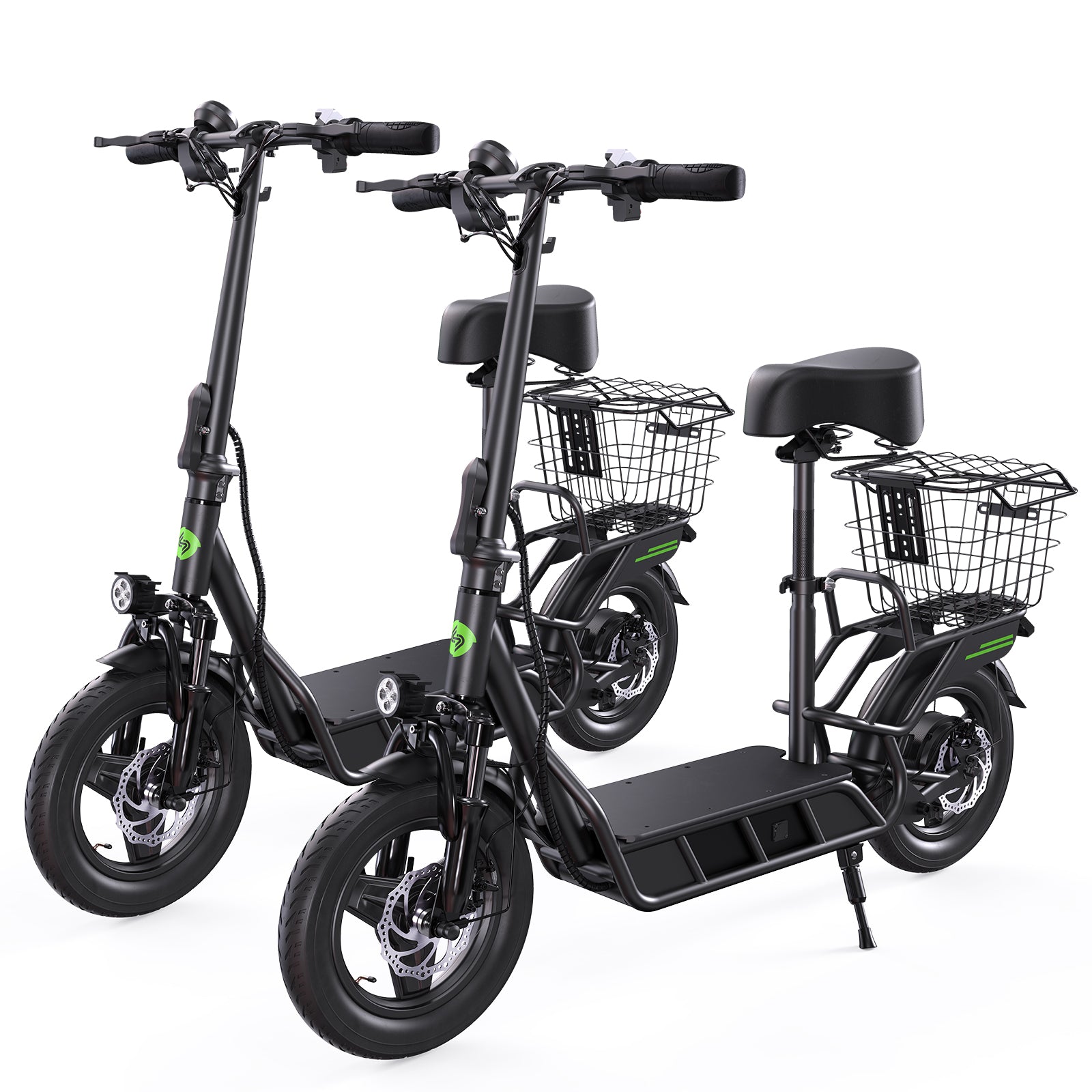 isinwheel Hyper X 700W Electric Scooter with Seat & Basket