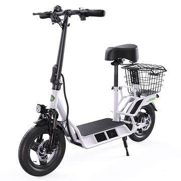 isinwheel Hyper X 700W Electric Scooter with Seat & Basket