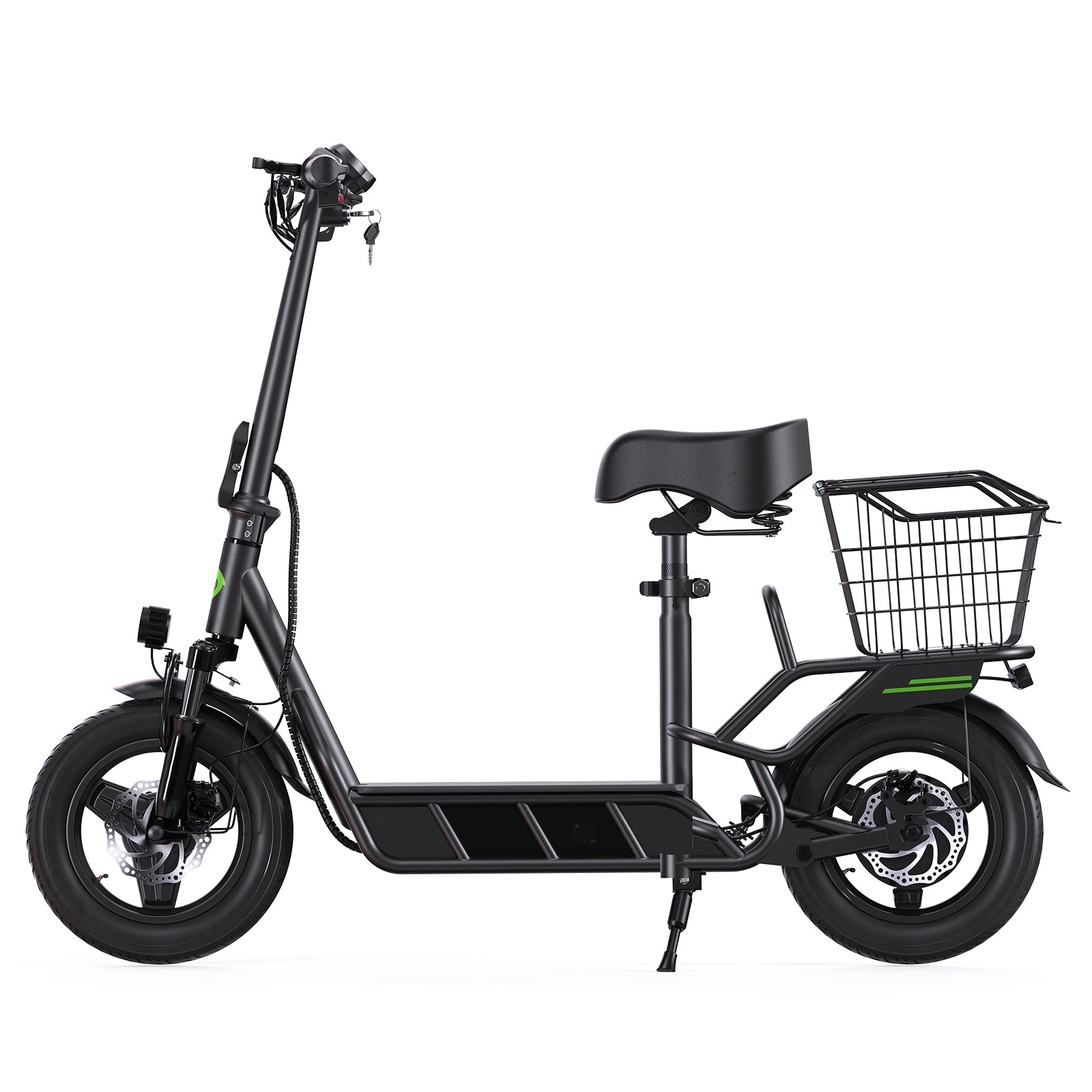 isinwheel Hyper X 700W Electric Scooter with Seat & Basket