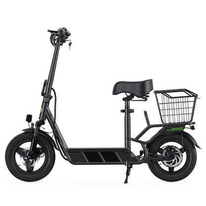 isinwheel Hyper X 700W Electric Scooter with Seat & Basket