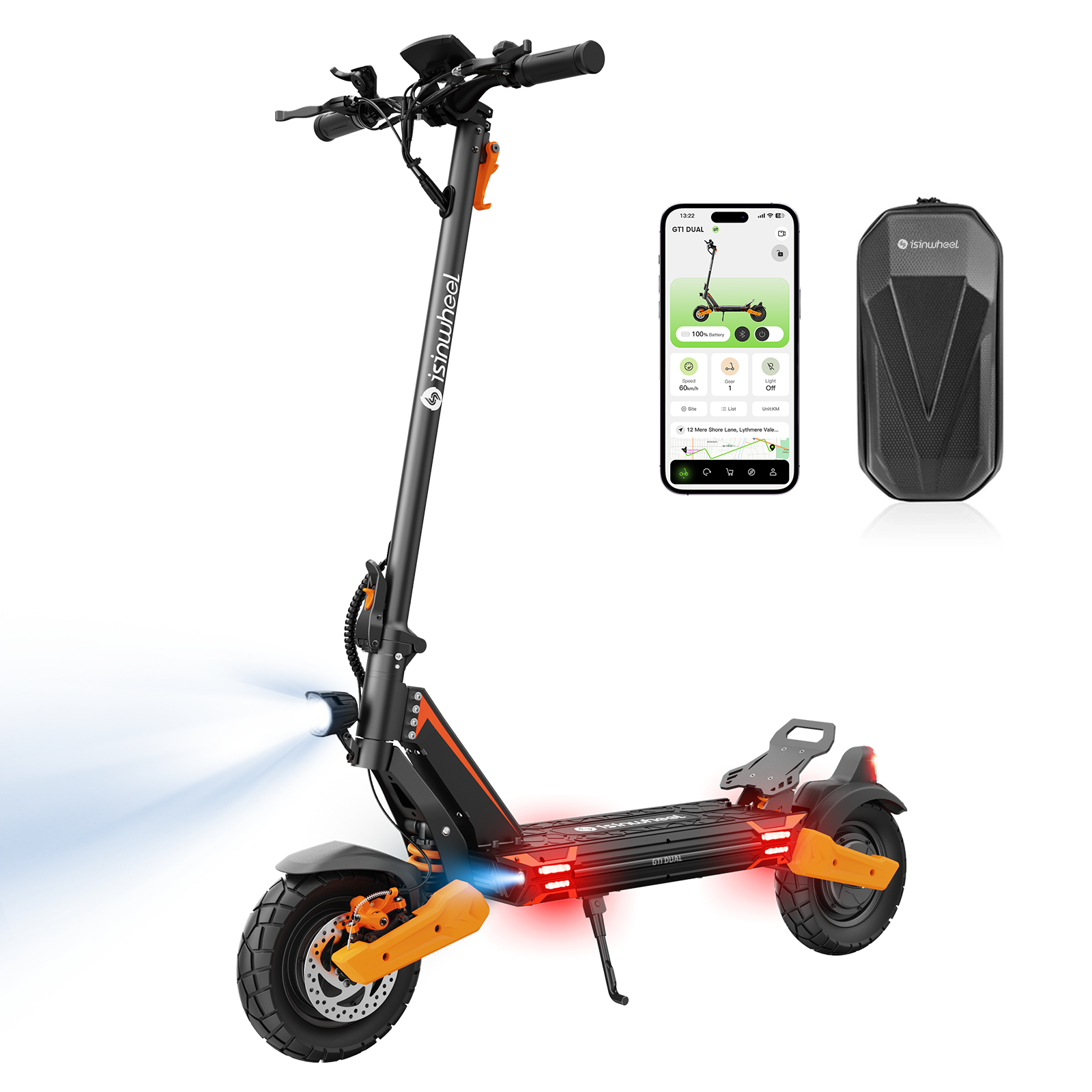 GT1 Dual Motor Off-Road Electric Scooter