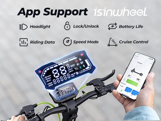 isinwheel | isinwheel S10Max 1000W High-End Commuting Electric Scooter