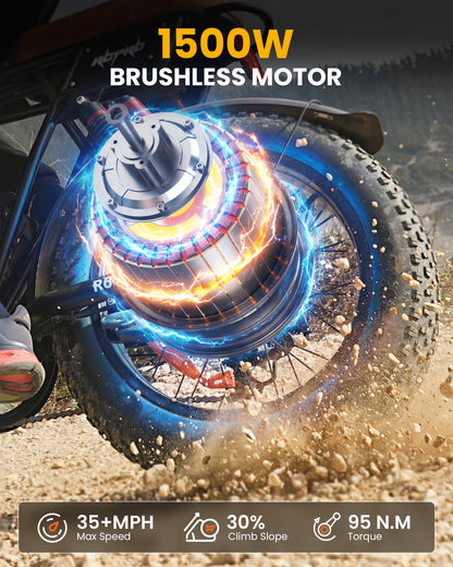 isinwheel R6 Pro Electric Dirt Bike 1500W
