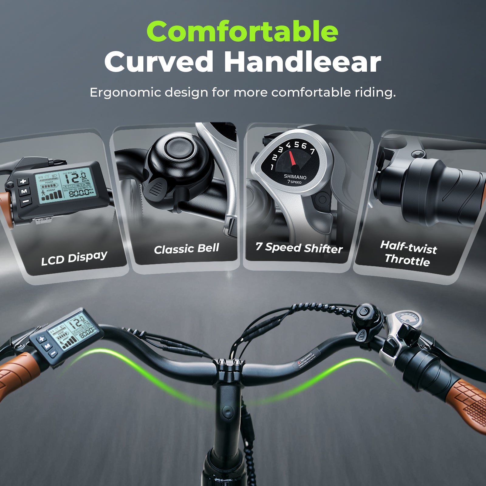 isinwheel Ucity Electric Cruiser Bike