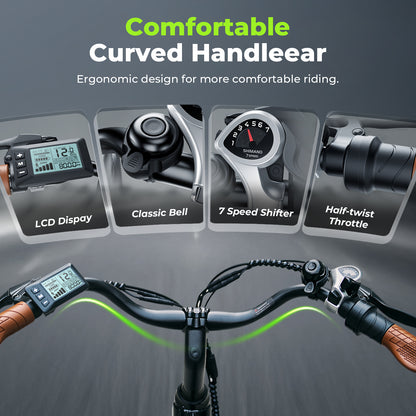 isinwheel Ucity Electric Cruiser Bike
