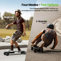 isinwheel V8 Electric Skateboard with Portable Removable Battery & Remote Control