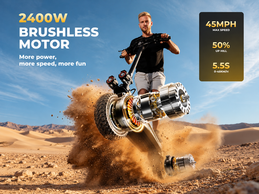 isinwheel GT4 Dual Motor Electric Scooter