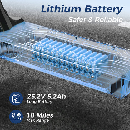 S7 Adjustable Electric Scooter for Kids Ages 8-14